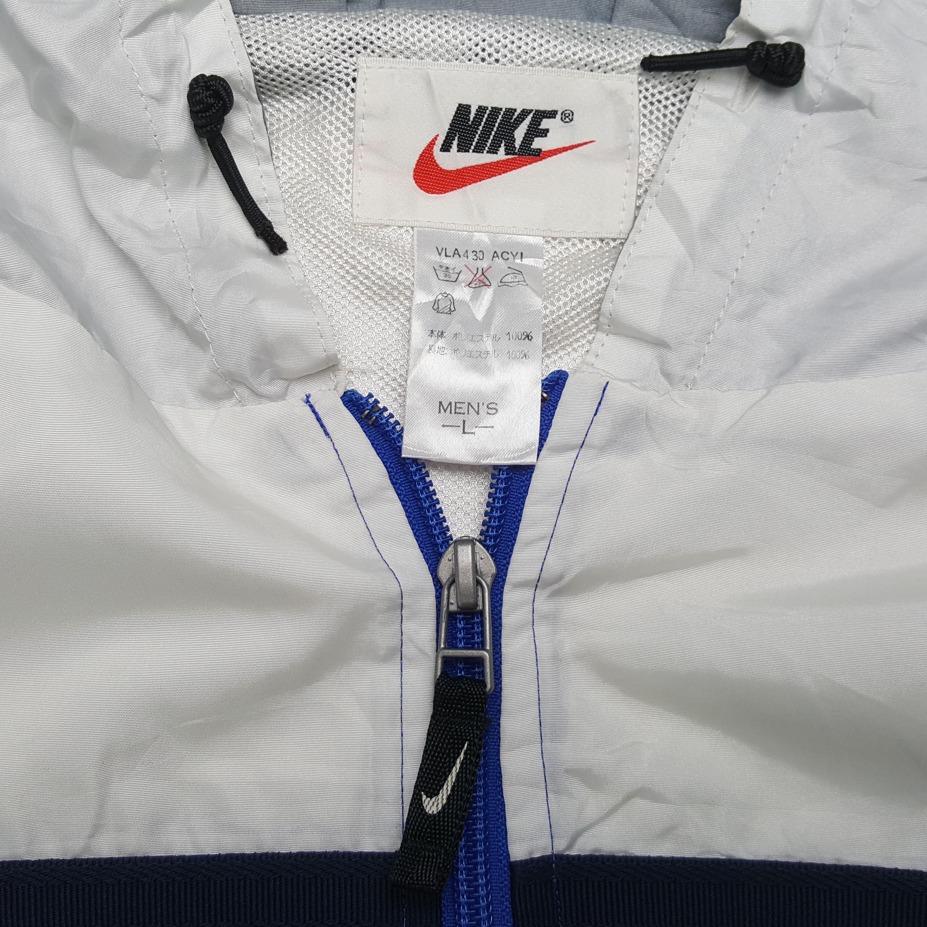 Nike × Vintage Vintage NIKE American Sportswear Windbreaker Hoodies C290N34 Size US XL / EU 56 / 4 - 4 Thumbnail