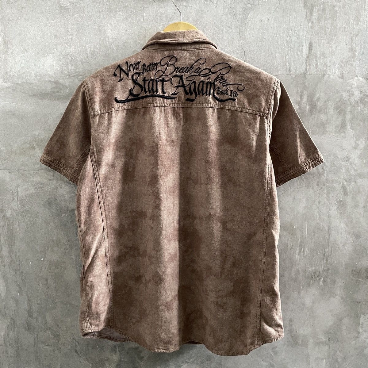 If Six Was Nine 🔥Semantic Design tie dye pattern embroidery shirt Size US L / EU 52-54 / 3 - 2 Thumbnail