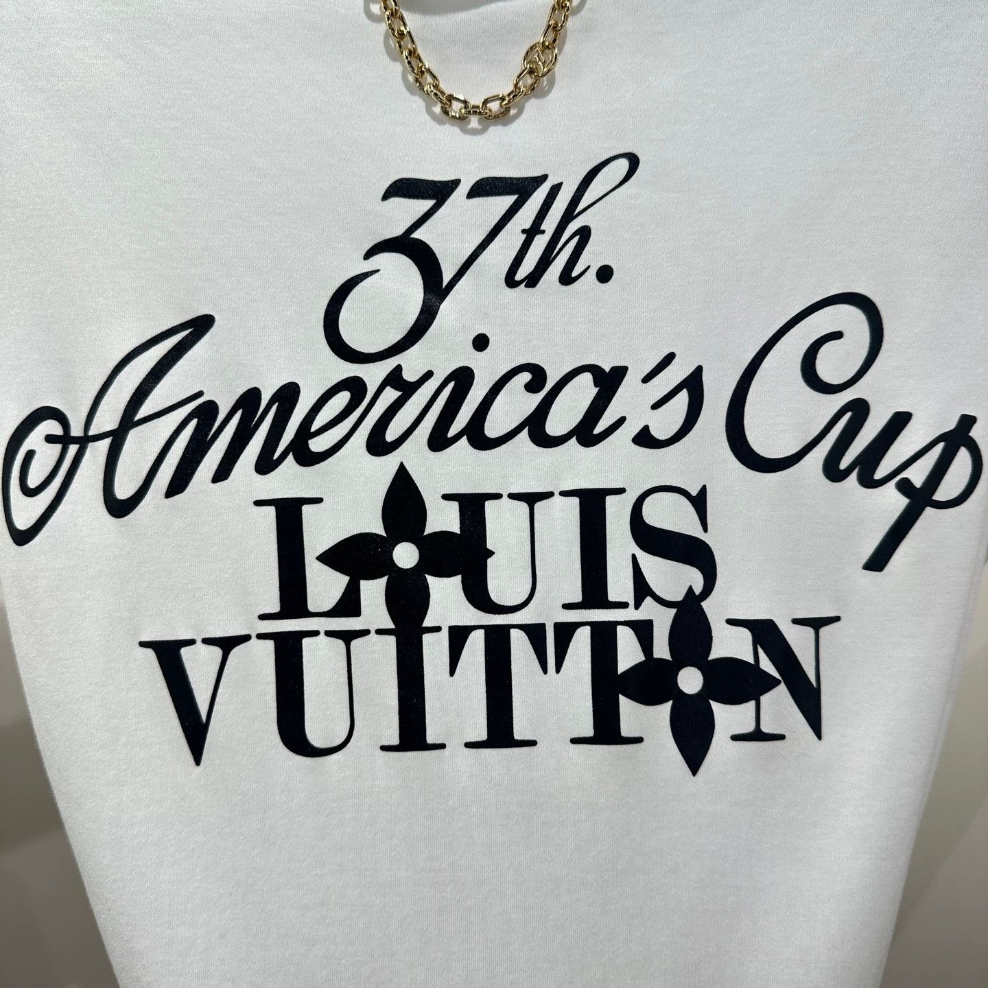 Louis Vuitton Louis Vuitton 24SS Copa Chain Tee XS Cotton may408 Size XS / US 0-2 / IT 36-38 - 6 Thumbnail