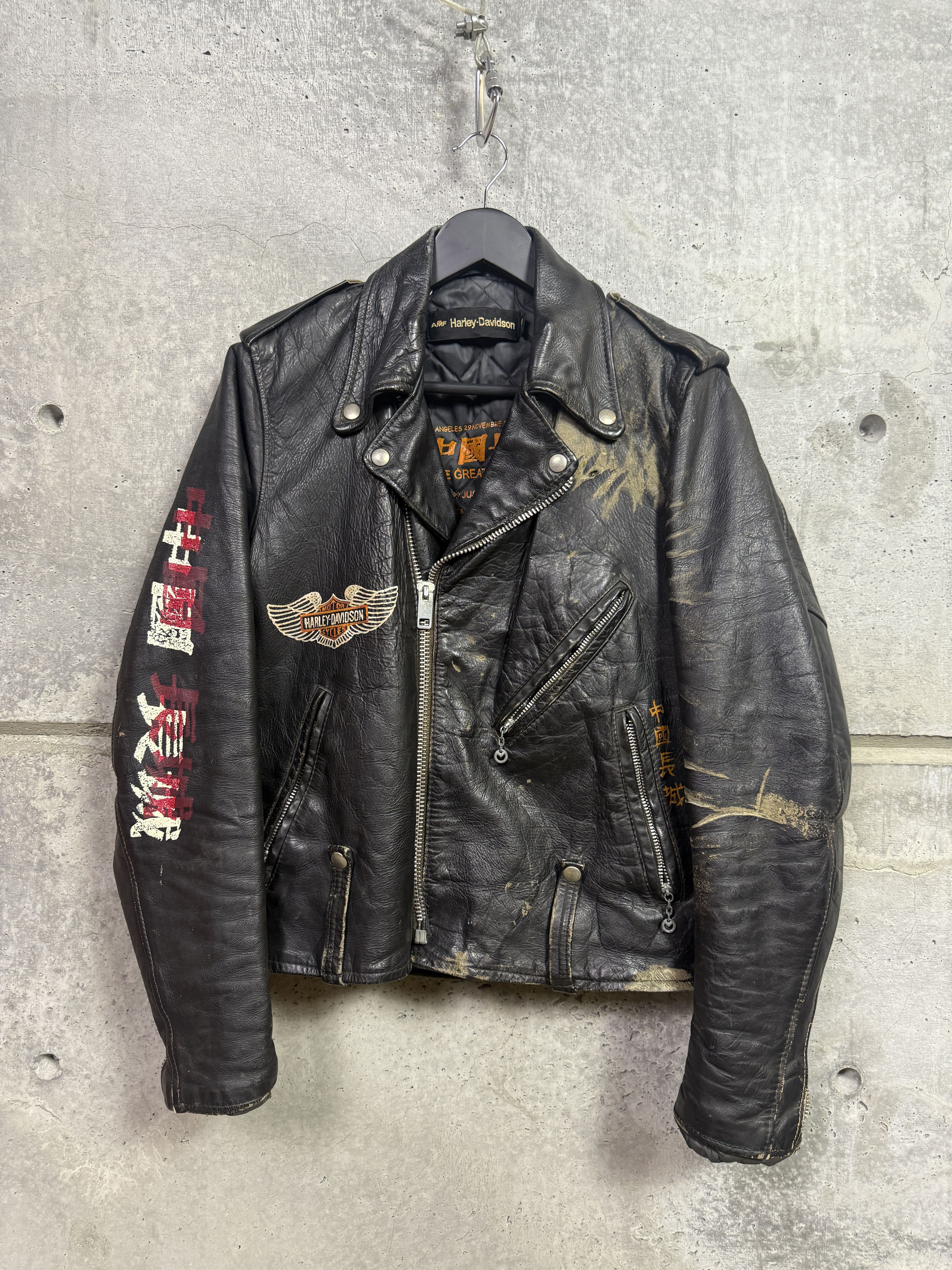 The Great China Wall Great China Wall 60s Harley Davidson Leather Biker Jacket Size US M / EU 48-50 / 2 - 1 Thumbnail