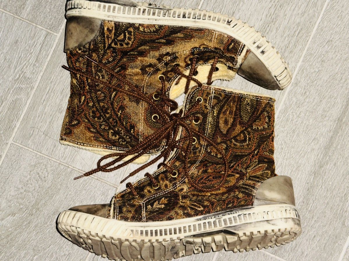 Vintage Handmade Persian Rug Boots | Falcon Eddies Size US 9 / EU 42 - 1 Thumbnail