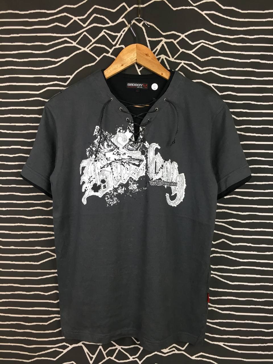 Vintage Bad Boy California U.S.A Urban Domination Lace Up Tee Size US M / EU 48-50 / 2 - 1 Thumbnail