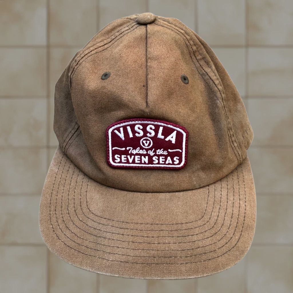 Vissla VISSLA Baseball Hat Men's One Size Adjustable Cap Brown Size ONE SIZE - 1 Thumbnail