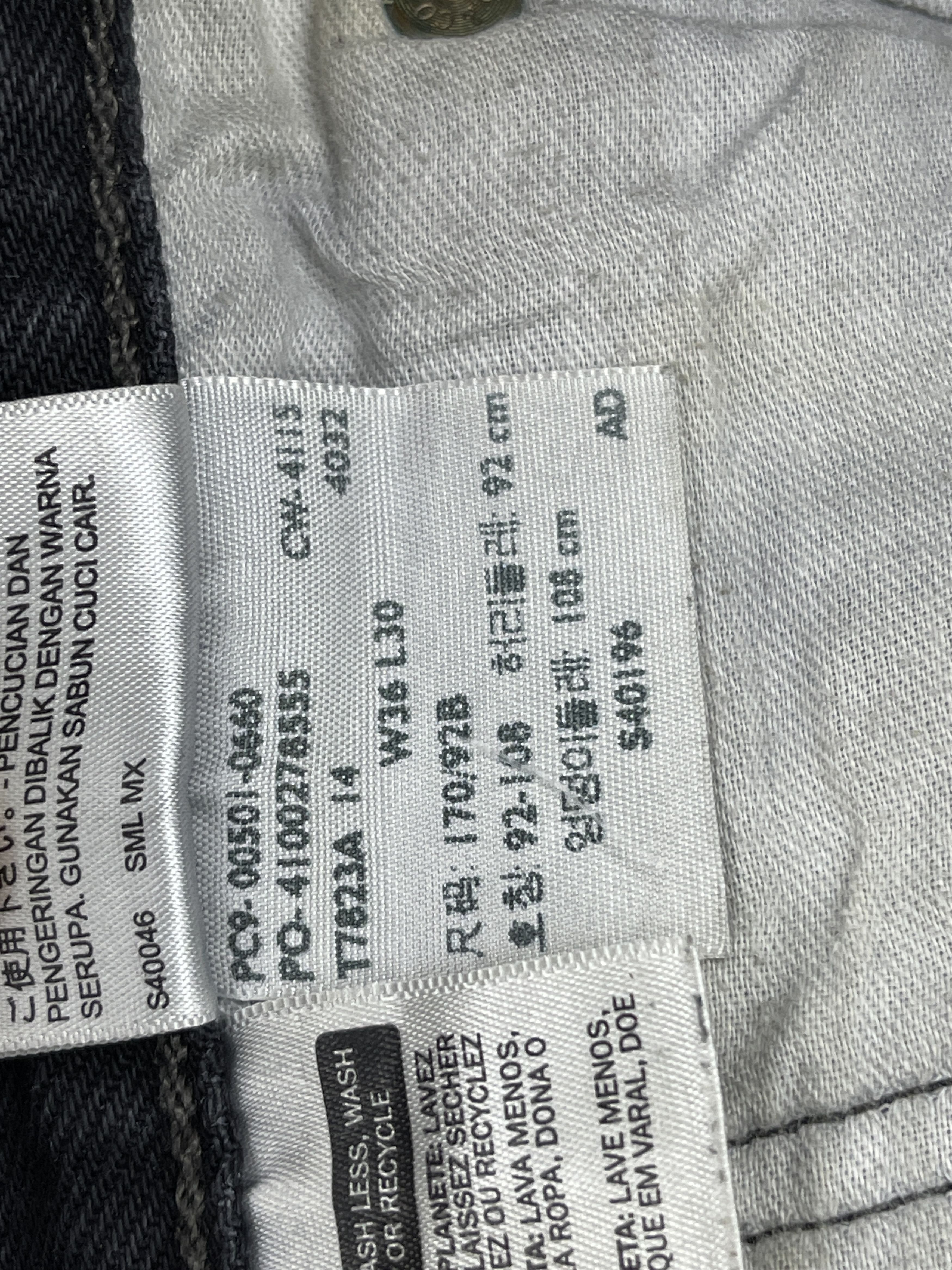 Levi's × Vintage Vintage Levi's 501 Super Black Denim Jeans Size US 36 / EU 52 - 9 Thumbnail