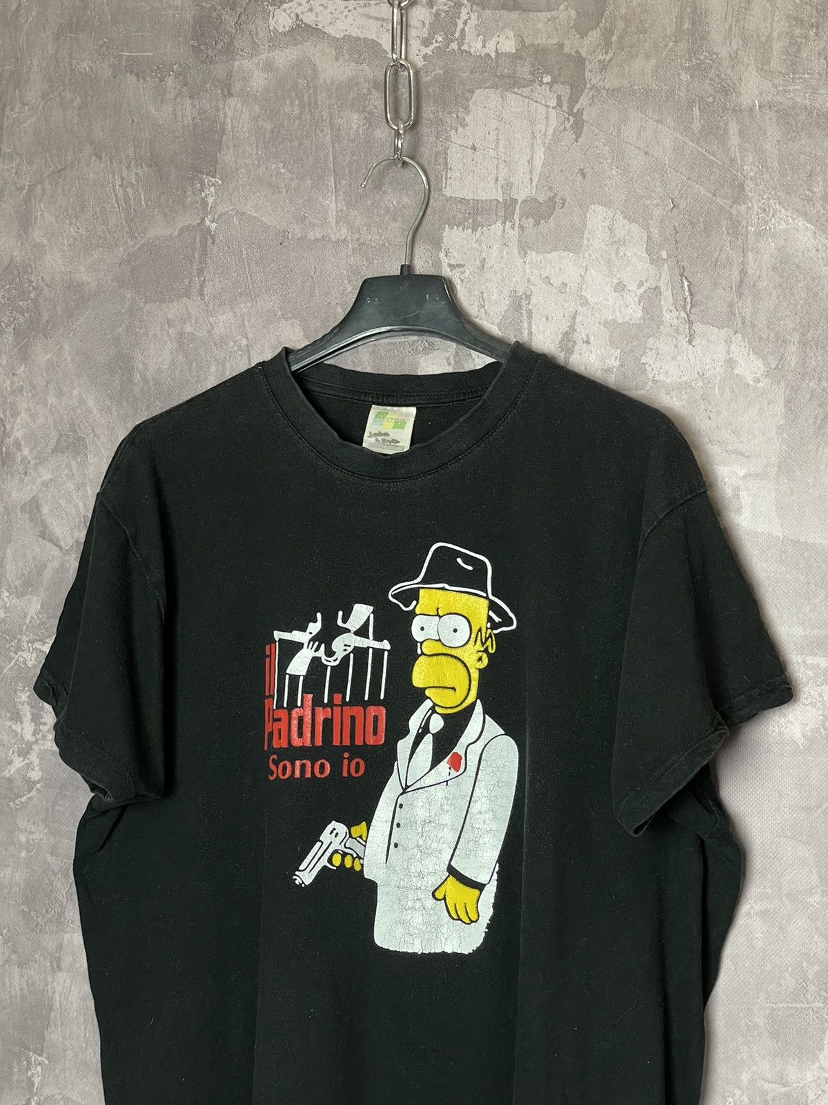 The Simpsons × Vintage Vintage The Simpsons Homer T-Shirt “Padrino” God Father Paro Size US L / EU 52-54 / 3 - 2 Thumbnail