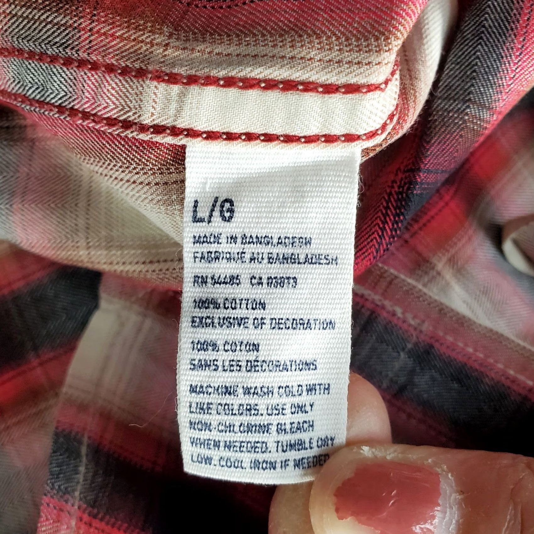 American Eagle Outfitters American Eagle Outfitters Western Shirt Mens L Multi Plaid Pearl Snap Casual Shirt Size US L / EU 52-54 / 3 - 7 Thumbnail