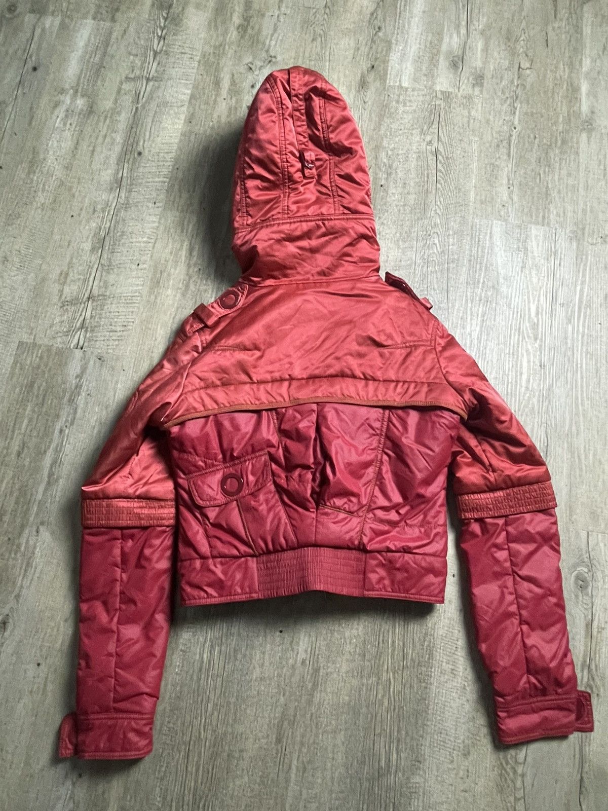 Dior Christian Dior cropped nylon fur hooded Jacket Size M / US 6-8 / IT 42-44 - 2 Thumbnail