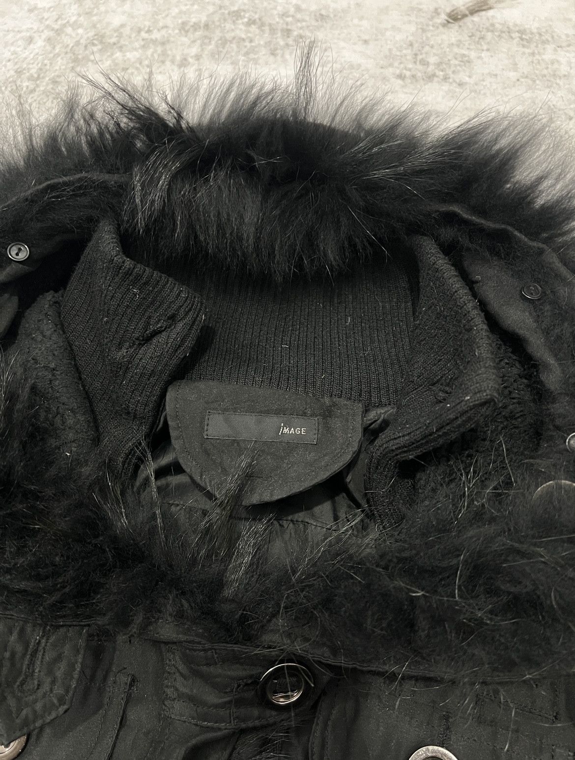 Japanese Brand 2000s Japanese Ifsixwasnine Opium Napoleon Fur Hodded y2k Size US M / EU 48-50 / 2 - 6 Thumbnail
