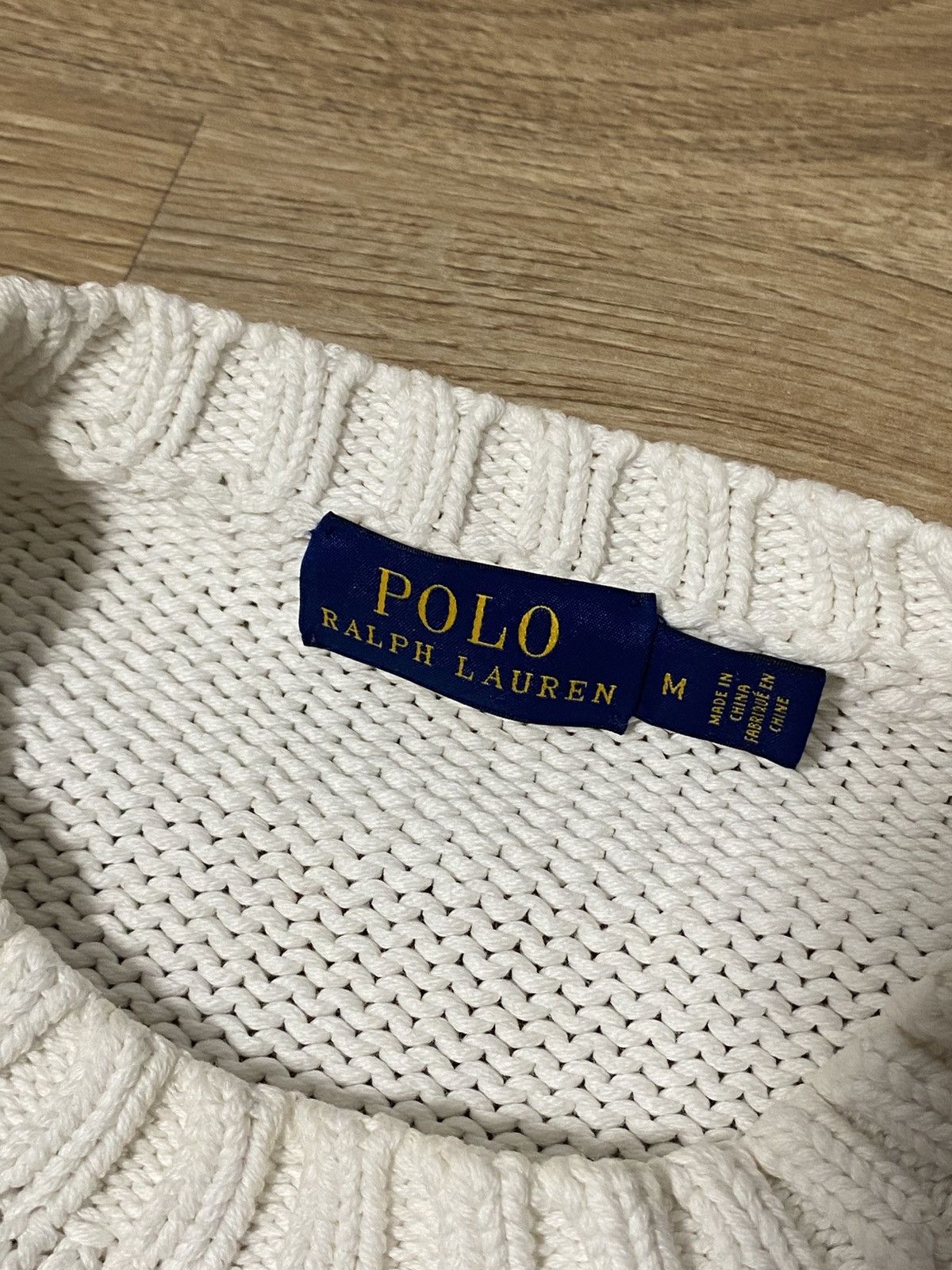 Polo Ralph Lauren Vintage Rare Knitted Sweater Polo Ralph Lauren Big Logo Y2K Size US M / EU 48-50 / 2 - 2 Thumbnail