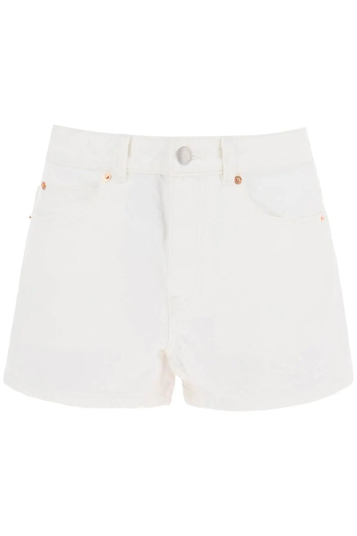 image of Alexander Wang O1S22I1N0324 Denim Short In White, Women's (Size 26)