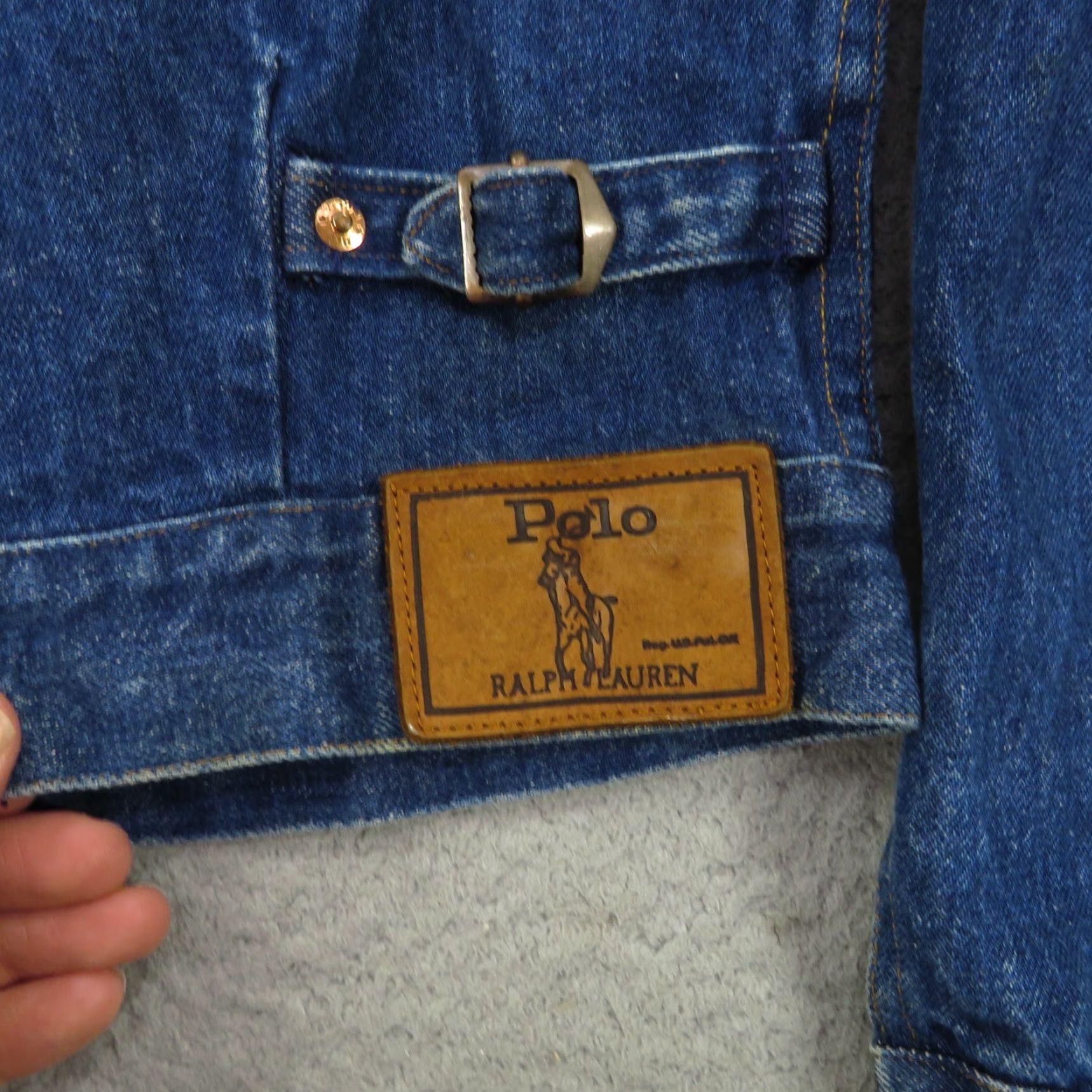 Polo Ralph Lauren Polo Ralph Lauren Jacket Small Mens Dark Indigo Western Corduroy Collar USA 80s Size US S / EU 44-46 / 1 - 6 Thumbnail