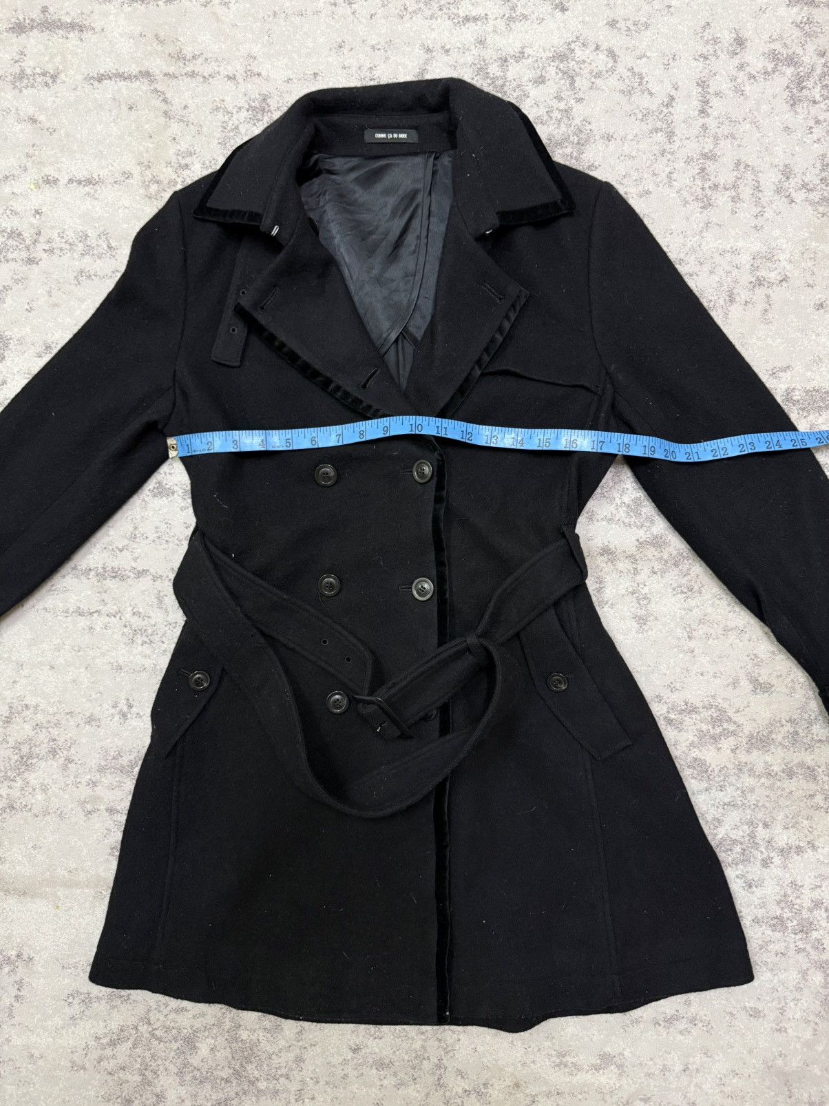 Comme Ca Ism Comme Ca Du Mode Wool Trenche Long Coat Jacket Size US S / EU 44-46 / 1 - 15 Thumbnail