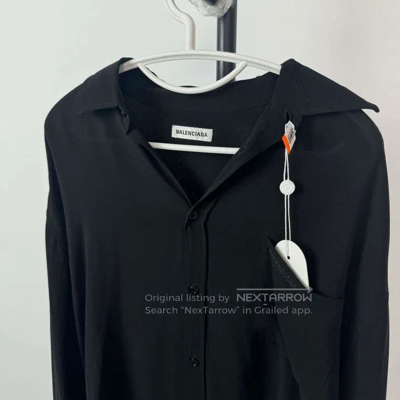 Balenciaga Balenciaga Silk Long-Sleeve Size XS / US 0-2 / IT 36-38 - 7 Thumbnail
