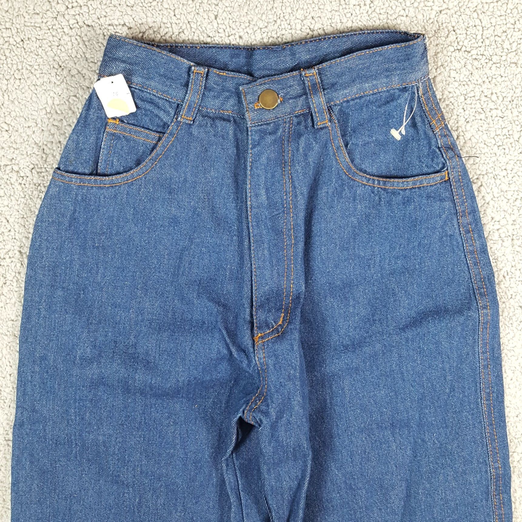 Vintage VINTAGE 80s Sanroy High Waist Relaxed Tapered Women's Jeans Size 3 Denim Blue Size 26" / US 2 / IT 38 - 2 Thumbnail