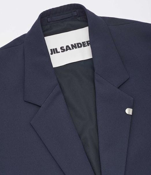 Jil Sander o1w1db10925 Deconstructed Coat in Blue Size US XL / EU 56 / 4 - 2 Thumbnail