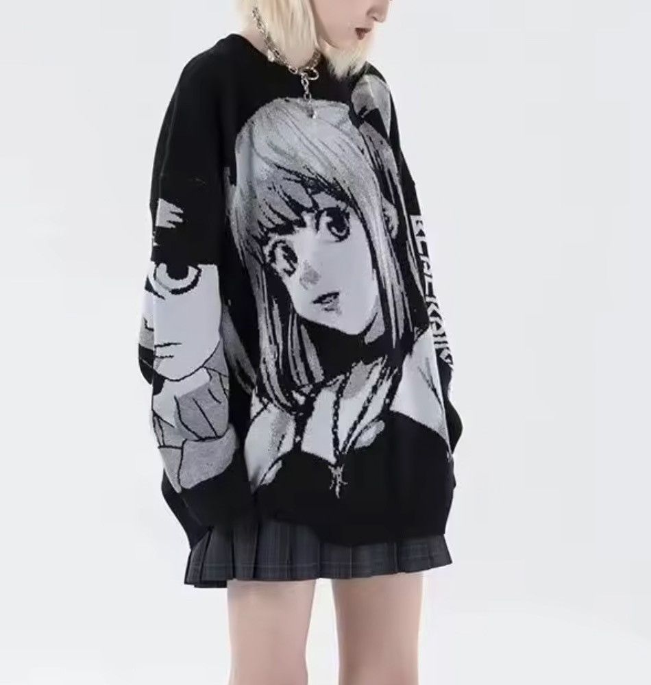 Japanese Brand Anime Graphic Knit Sweater Size US XL / EU 56 / 4 - 3 Thumbnail