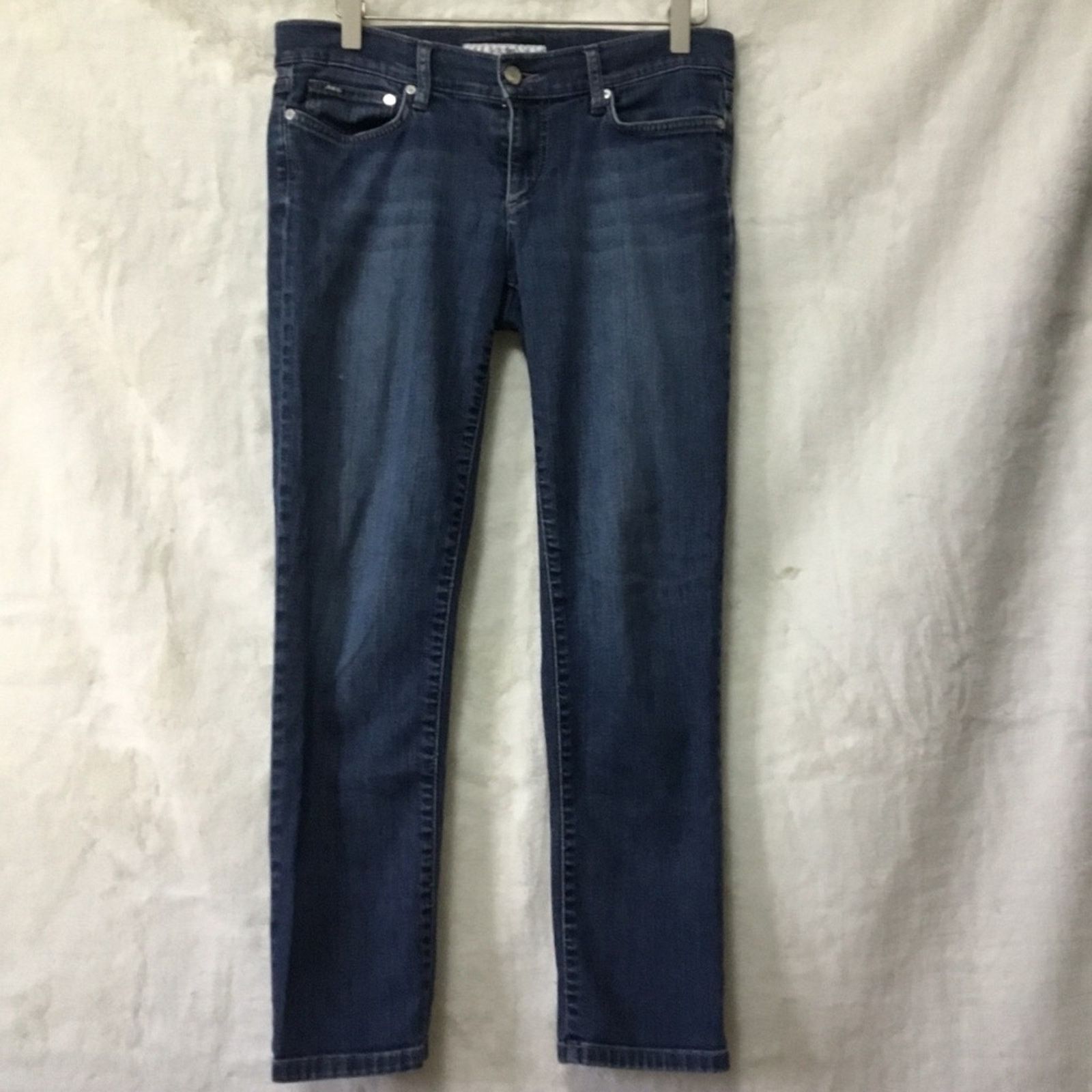 Joe's Joe's Blue Denim Cigarette Angle Jeans Size 28" / US 6 / IT 42 - 1 Thumbnail