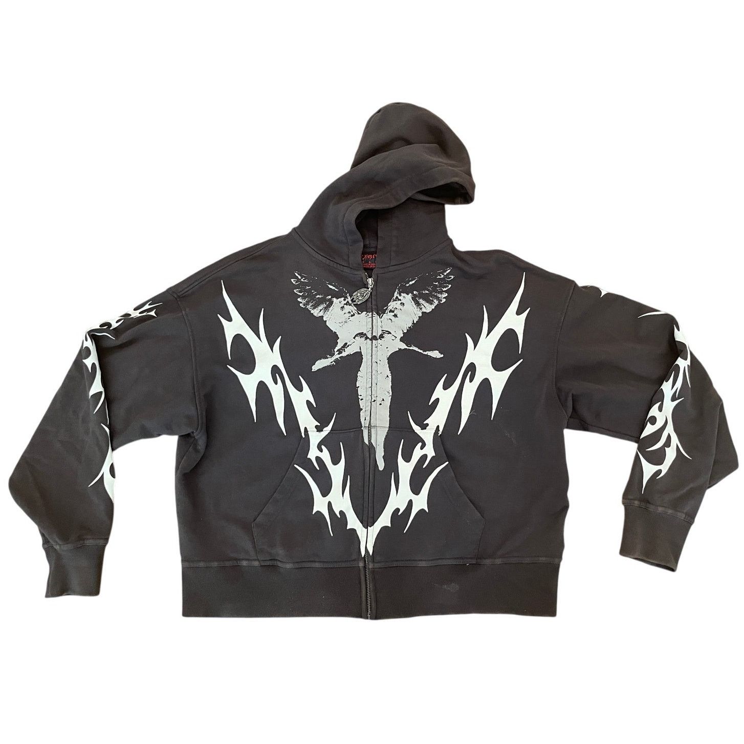 Other Vitriol Vulture Full Zip Hoodie Small Gray Gothic Print Size US S / EU 44-46 / 1 - 1 Thumbnail