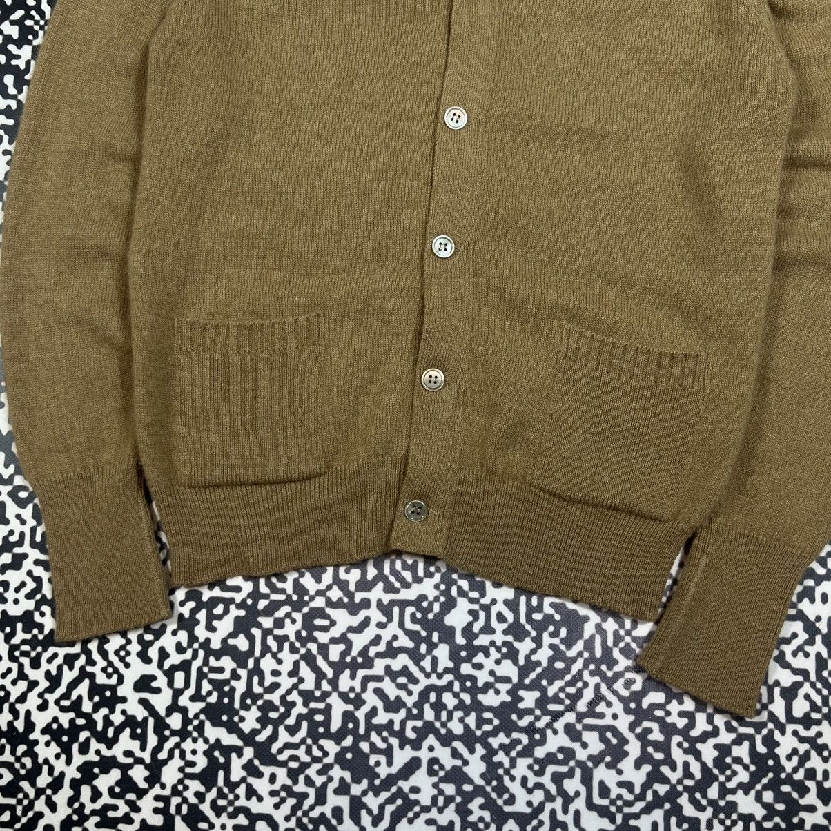 Hilditch & Key Vintage 90s Hilditch Key Camel Hair Retro Luxury Cardigan Size L / US 10 / IT 46 - 7 Thumbnail