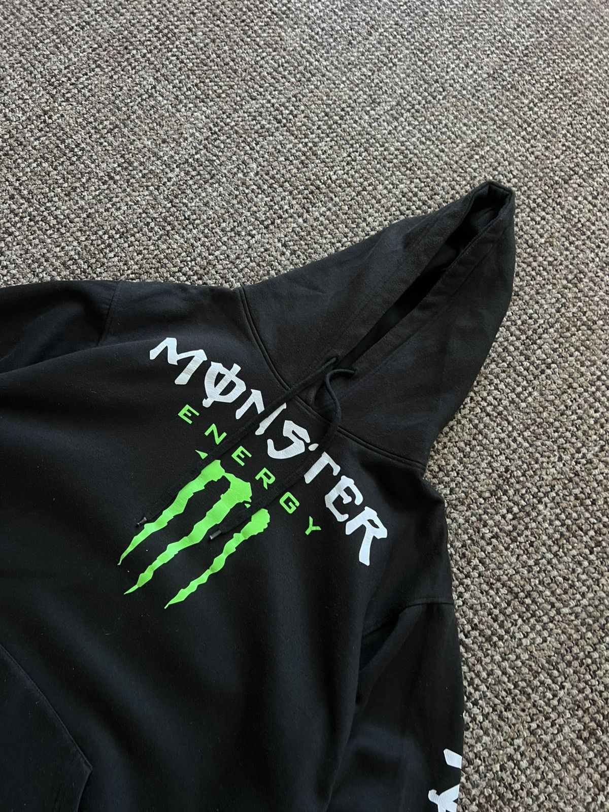 Fox Racing Vintage Monster Energy Drink Green Thunder Hoodie 90’s Y2K Size US L / EU 52-54 / 3 - 6 Thumbnail