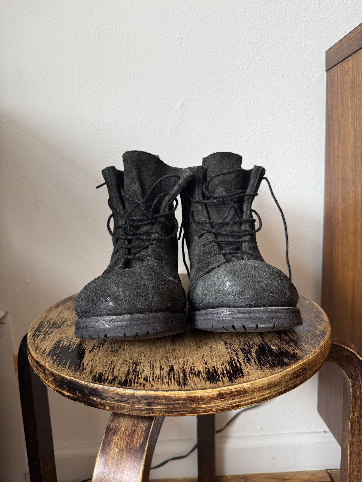 Ma+ MA+ Black Reverse Leather Boots Size US 8.5 / EU 41-42 - 2 Thumbnail