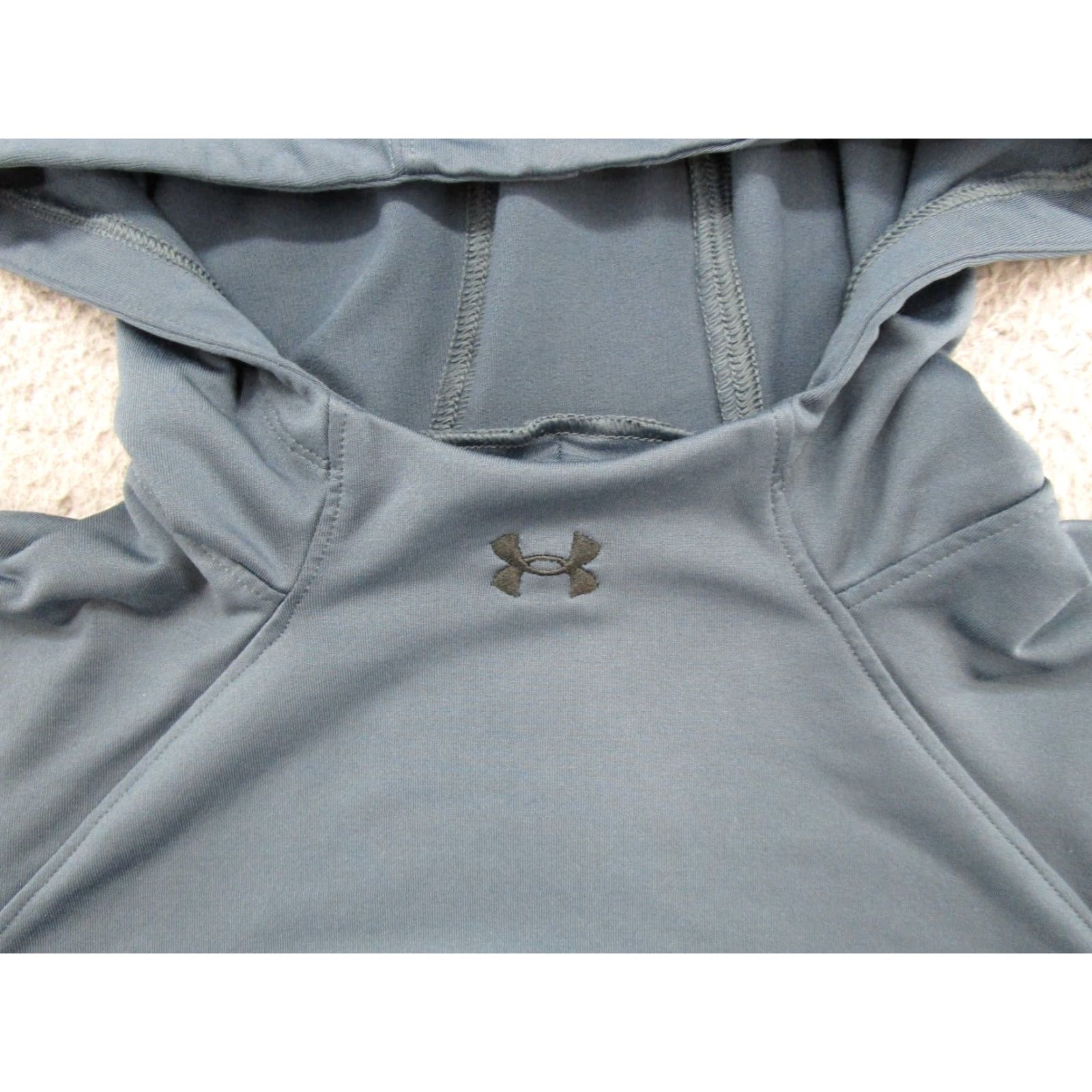 Under Armour Under Armour Women's Hoodie Sweatshirt Blue Stretch Mock Neck S Size S / US 4 / IT 40 - 2 Thumbnail