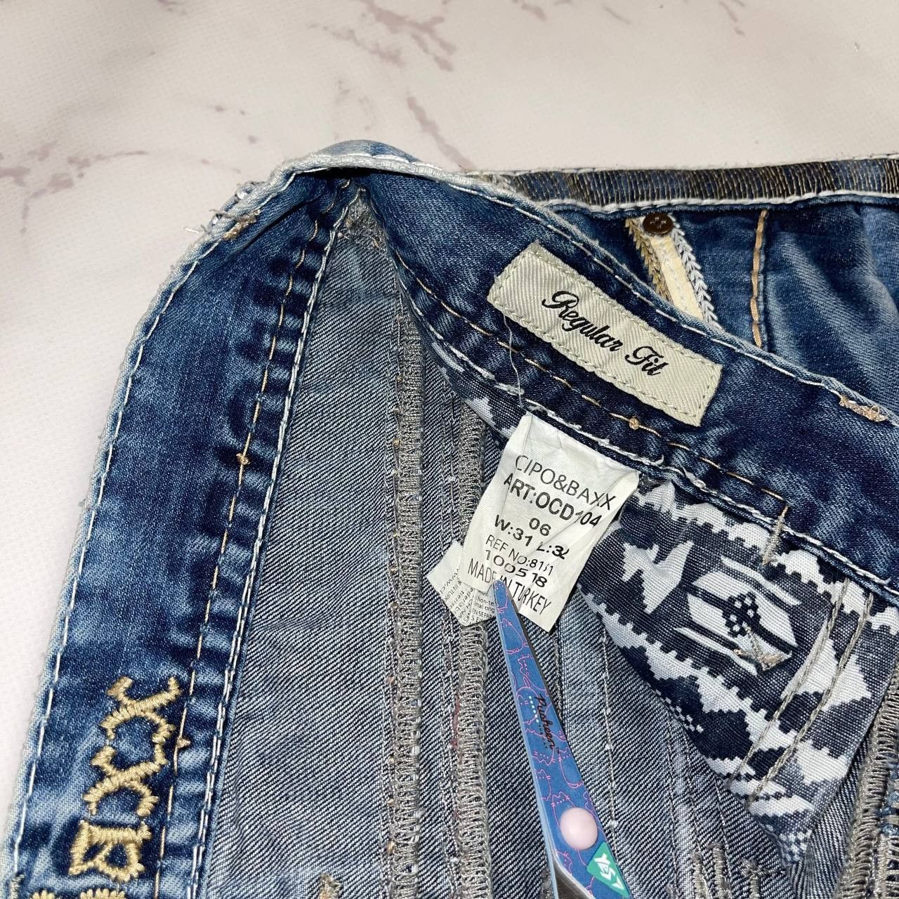 Japanese Brand Japanese Brand - CIPO&BAXX Jeans Pants Rare W31 Size US 31 - 17 Thumbnail