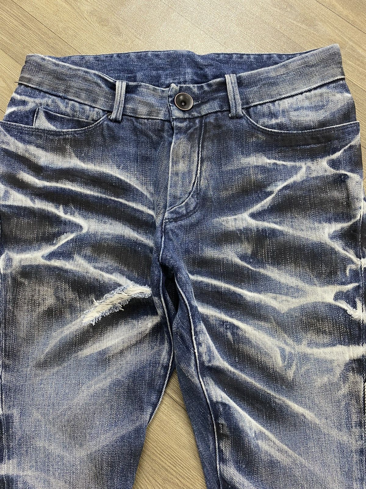 BUFFALO BOBS Buffalo Bobs Johnny Wolf Distressed Clawmark Mudmax Jeans Size US 32 / EU 48 - 6 Thumbnail