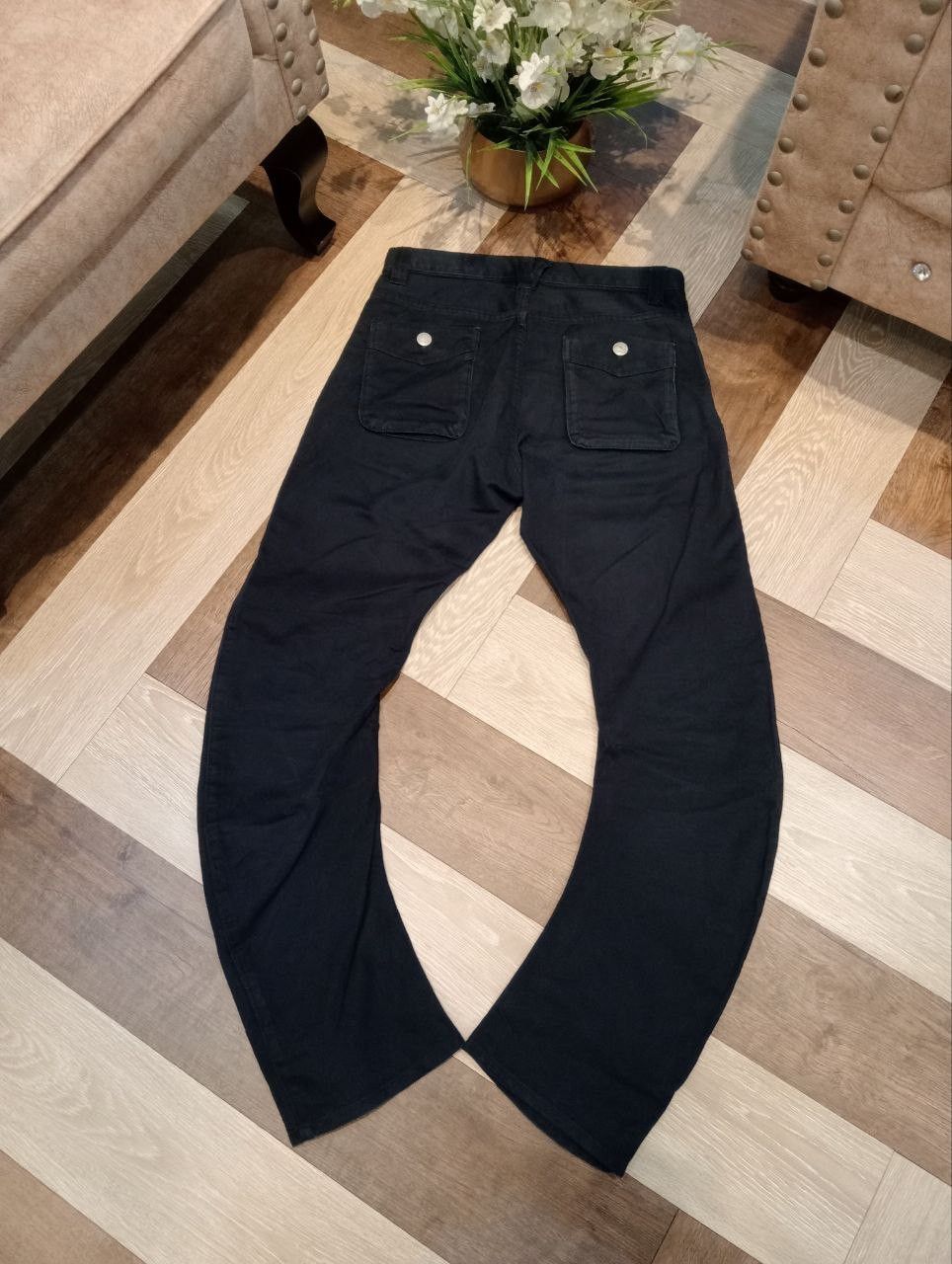 PPFM VINTAGE PPFM JAPAN BLUE CURVE PANTS Size US 32 / EU 48 - 9 Thumbnail