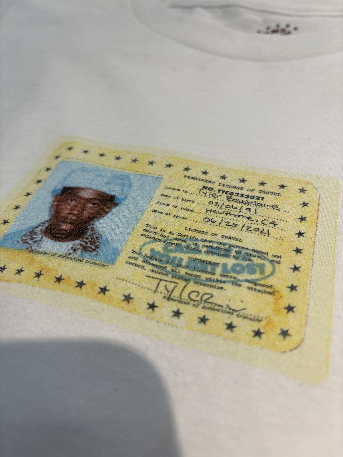 Golf Wang Call me if you get lost White T-shirt Size US XL / EU 56 / 4 - 1 Thumbnail