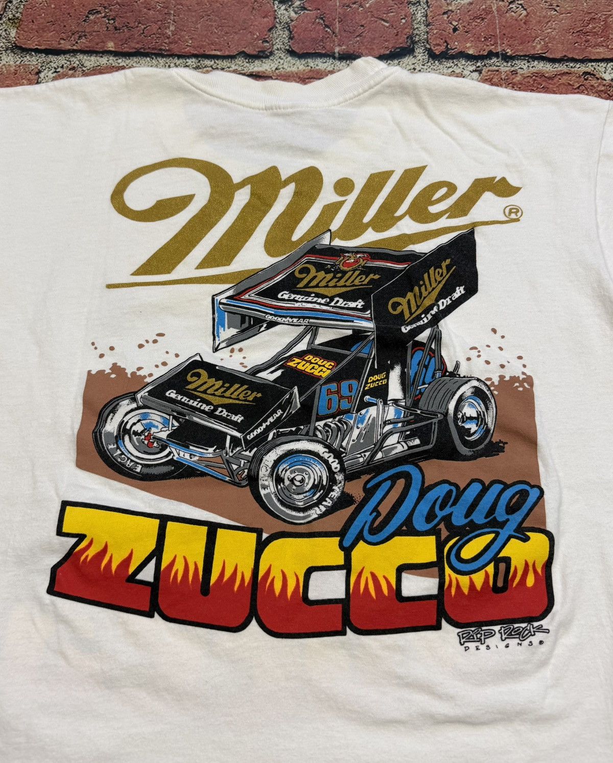 Other Vintage Sprint Car Racing Miller MGD Beer Doug Zucco T-Shirt Size US L / EU 52-54 / 3 - 4 Thumbnail
