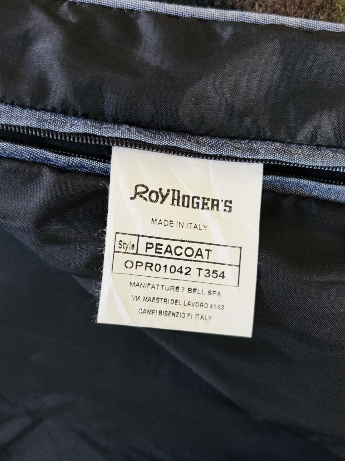 Other Roy Roger's Camo Wool Blend Peacoat - Made in Italy Size US M / EU 48-50 / 2 - 6 Thumbnail