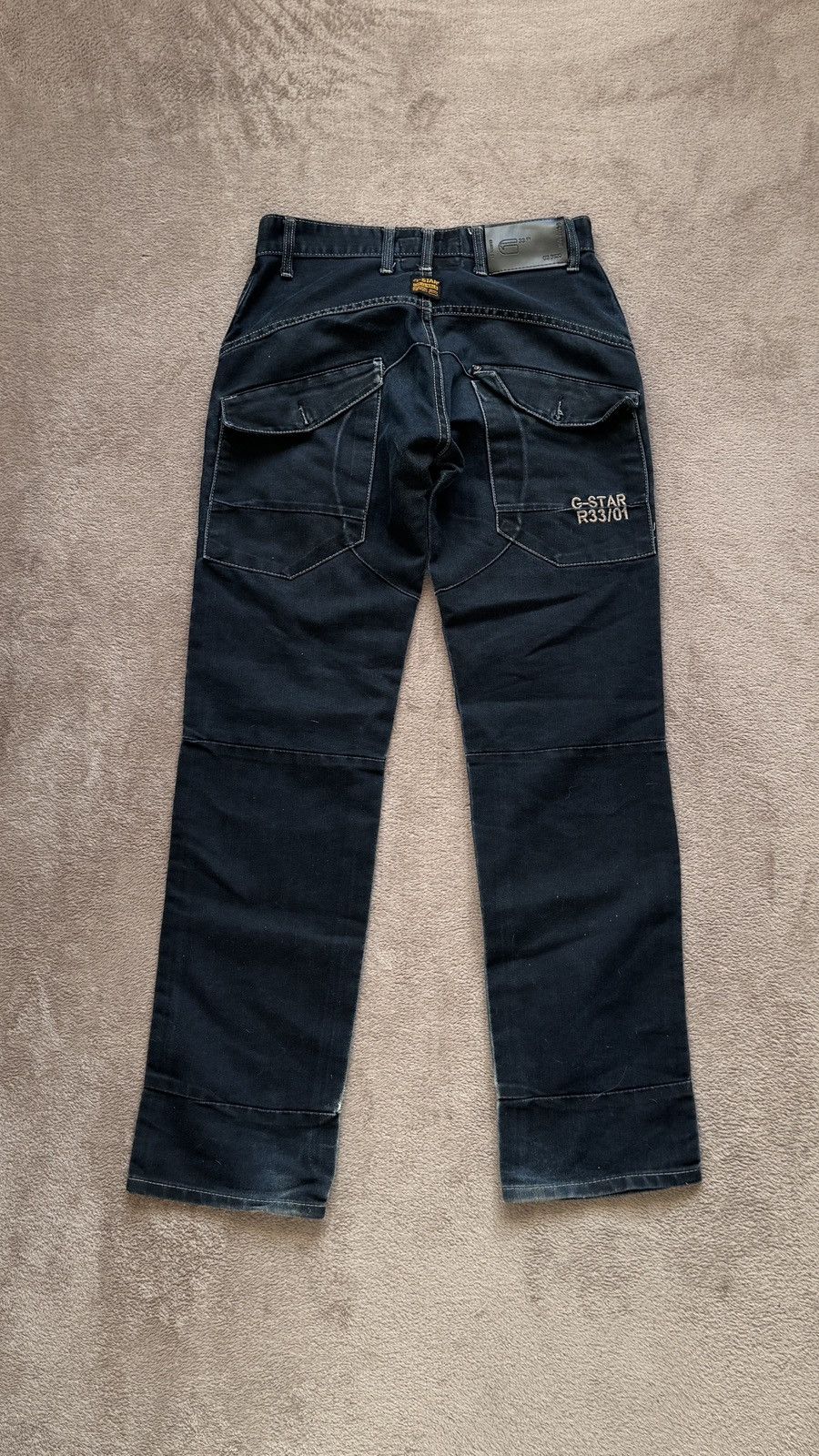 If Six Was Nine G-Star Dirty Faded Mudwash Distressed Work Jeans LGB vibe Size US 30 / EU 46 - 1 Thumbnail