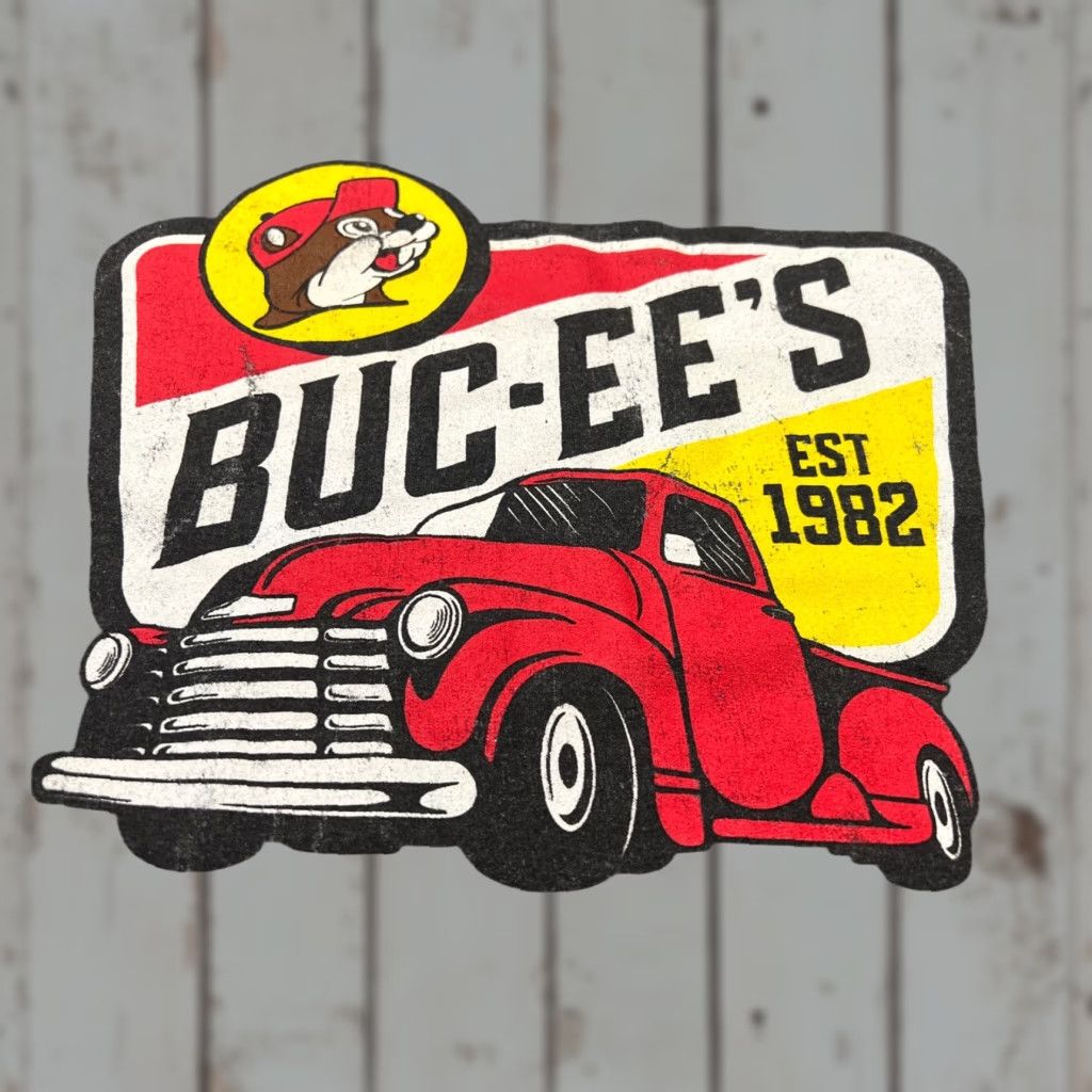Vintage Buc-ee's Gray Truck Graphic Short Sleeve Crew Neck Shirt Mens Large Novelty T-Shirt Size US L / EU 52-54 / 3 - 1 Thumbnail