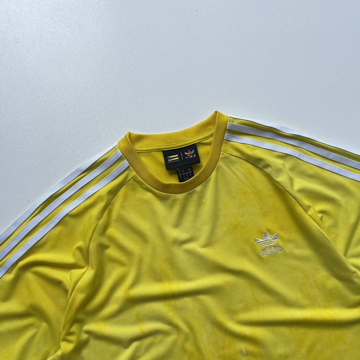Human Made Adidas Originals x Pharrell Williams Hu Holi T-Shirt Yellow Size US M / EU 48-50 / 2 - 2 Thumbnail