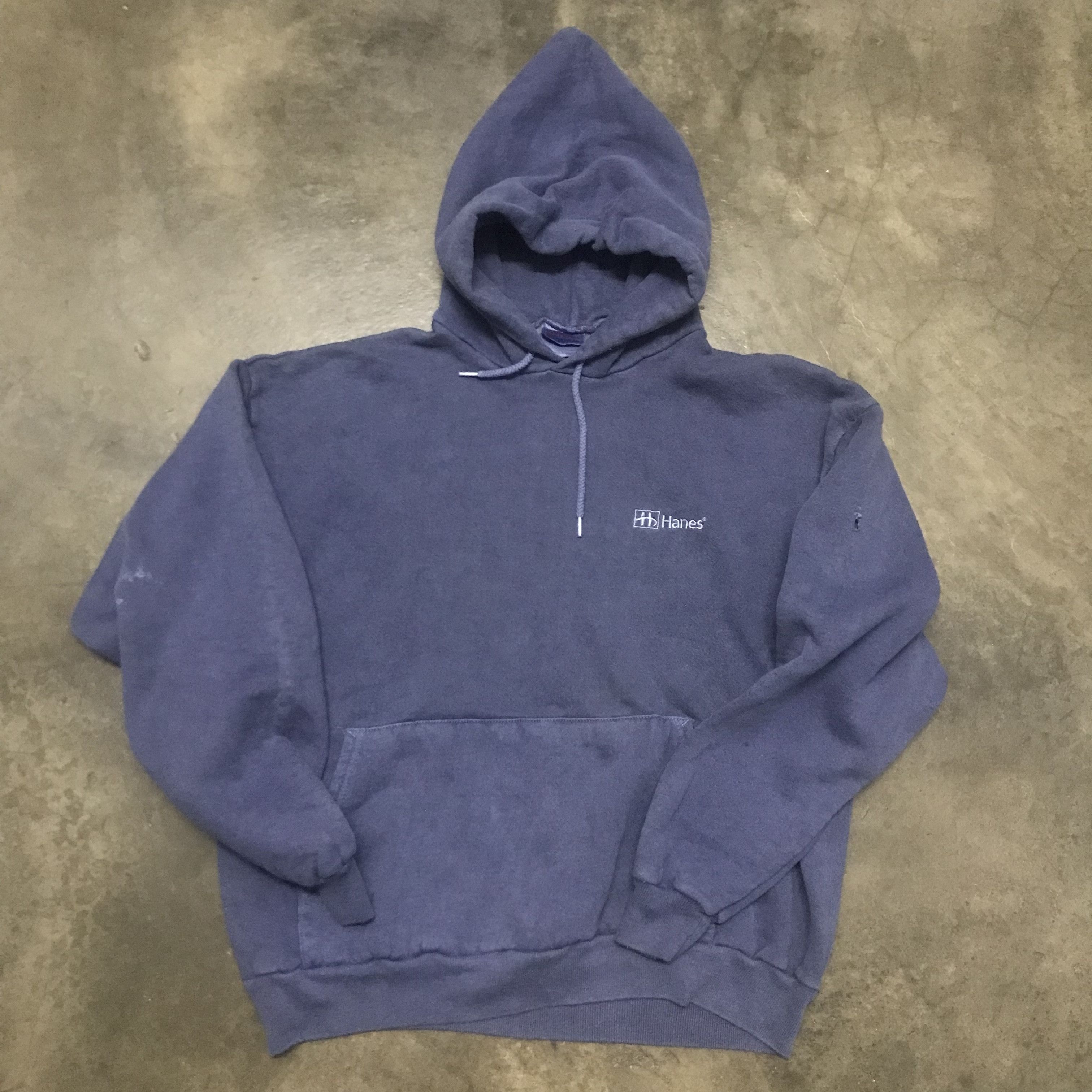 Hanes Vintage Y2K Hanes Hoodie Size US XL / EU 56 / 4 - 6 Thumbnail
