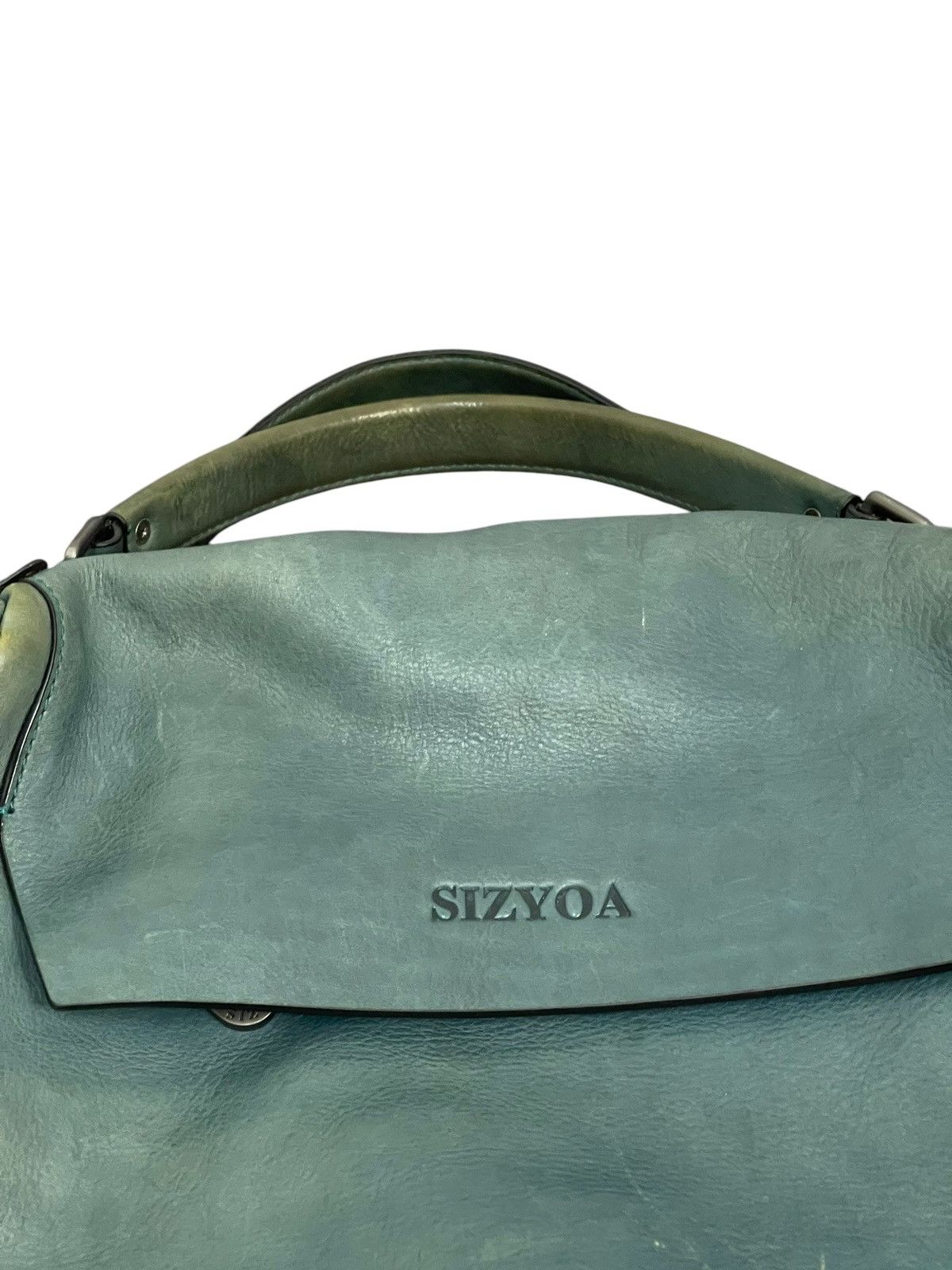 Japanese Brand Full Leather Sizyoa Boston Bag 1🟩2 Size ONE SIZE - 12 Thumbnail