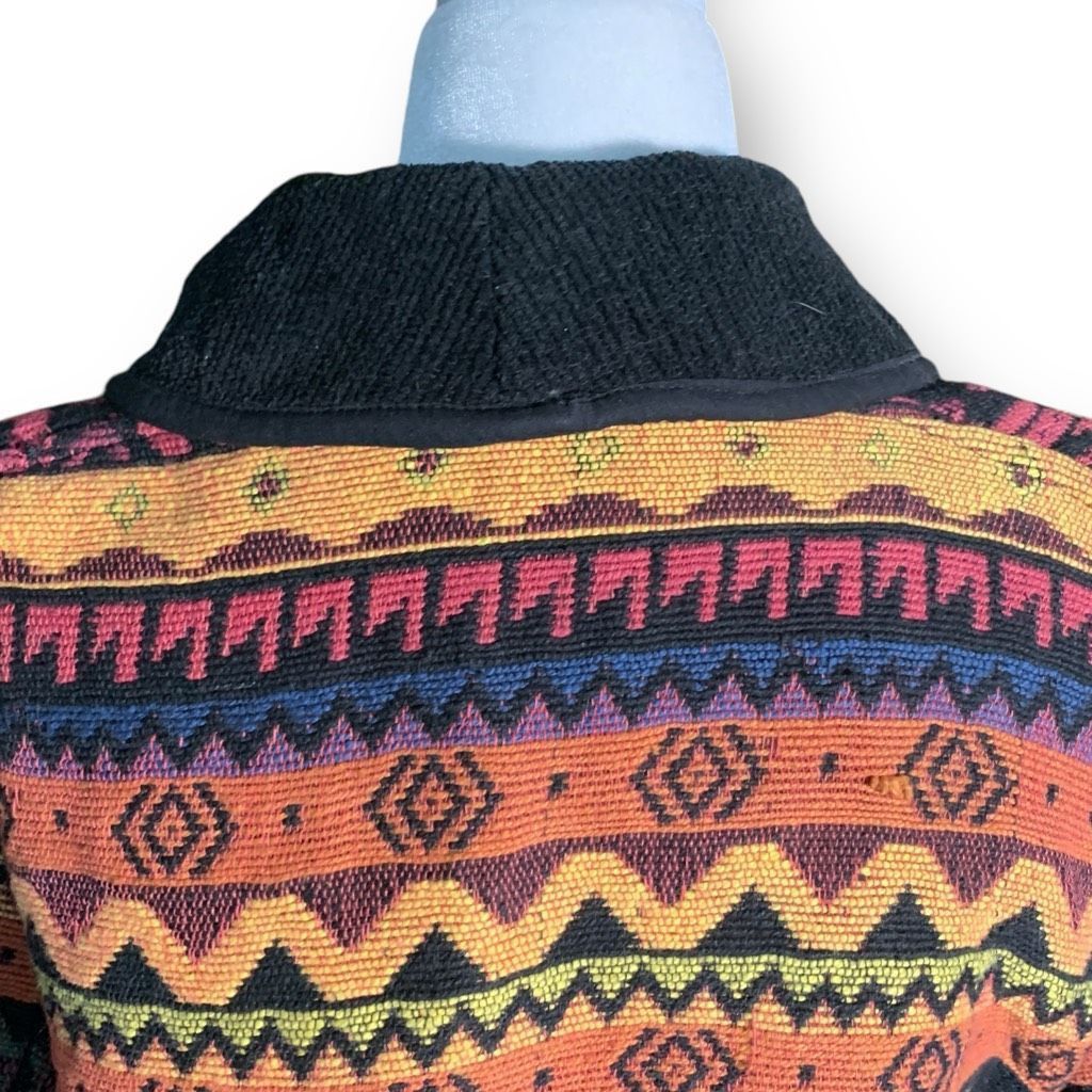 Vintage Vintage New Identity Jacket Southwestern Aztec Print Boxy Cr Size S / US 4 / IT 40 - 5 Thumbnail