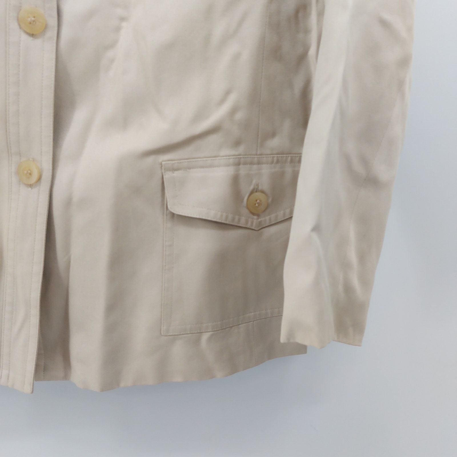 Other Talbots Petites Beige Pure 100% Silk Jacket Career M? Size M / US 6-8 / IT 42-44 - 10 Thumbnail