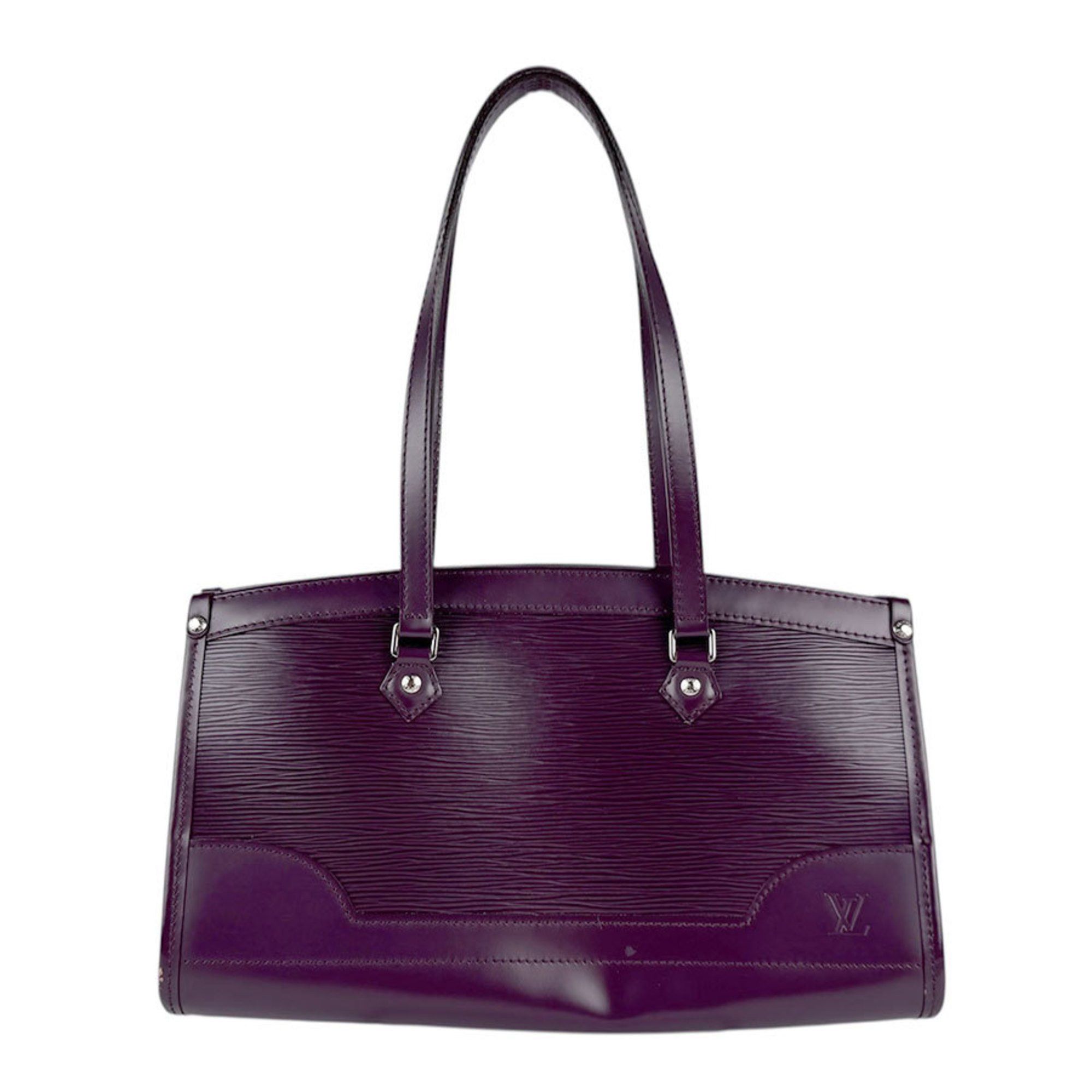 Louis Vuitton Shoulder Bag Epi Madeleine Pm Leather Purple Silver Women's M5933K Z5077