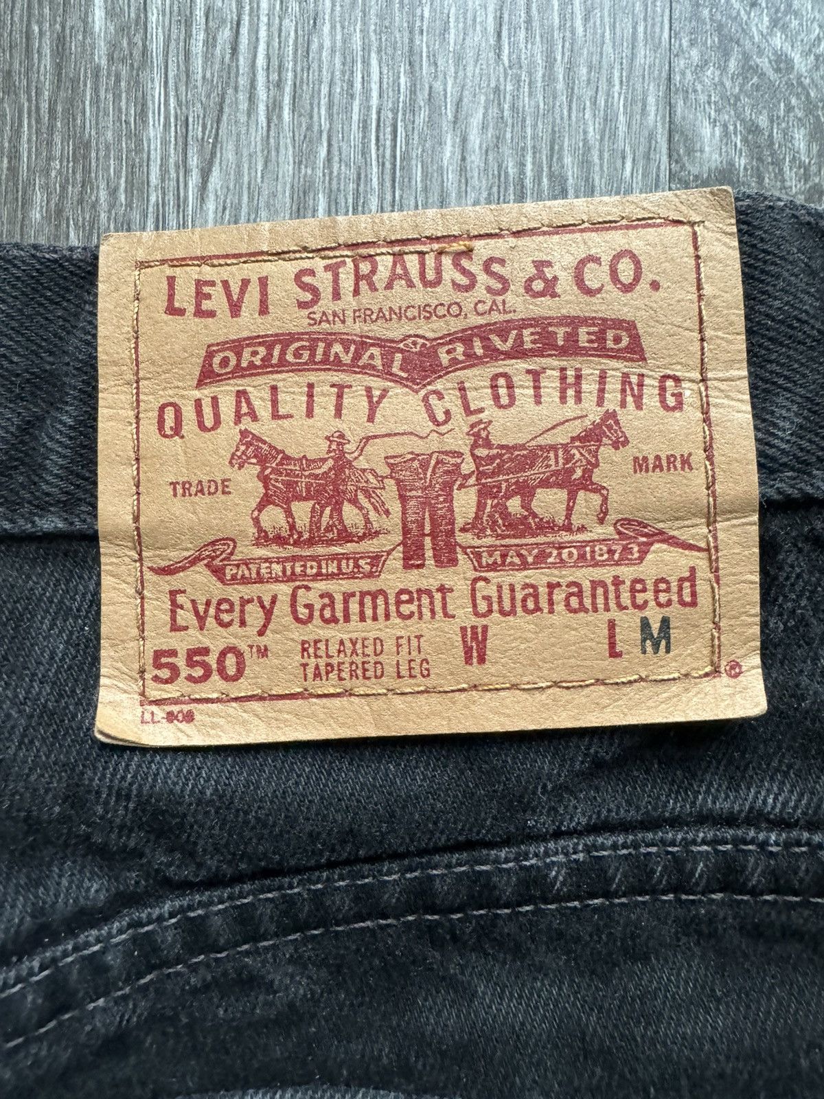 Levi's × Unsound Rags × Vintage Vintage Levi’s 550 00s Size US 28 / EU 44 - 3 Thumbnail