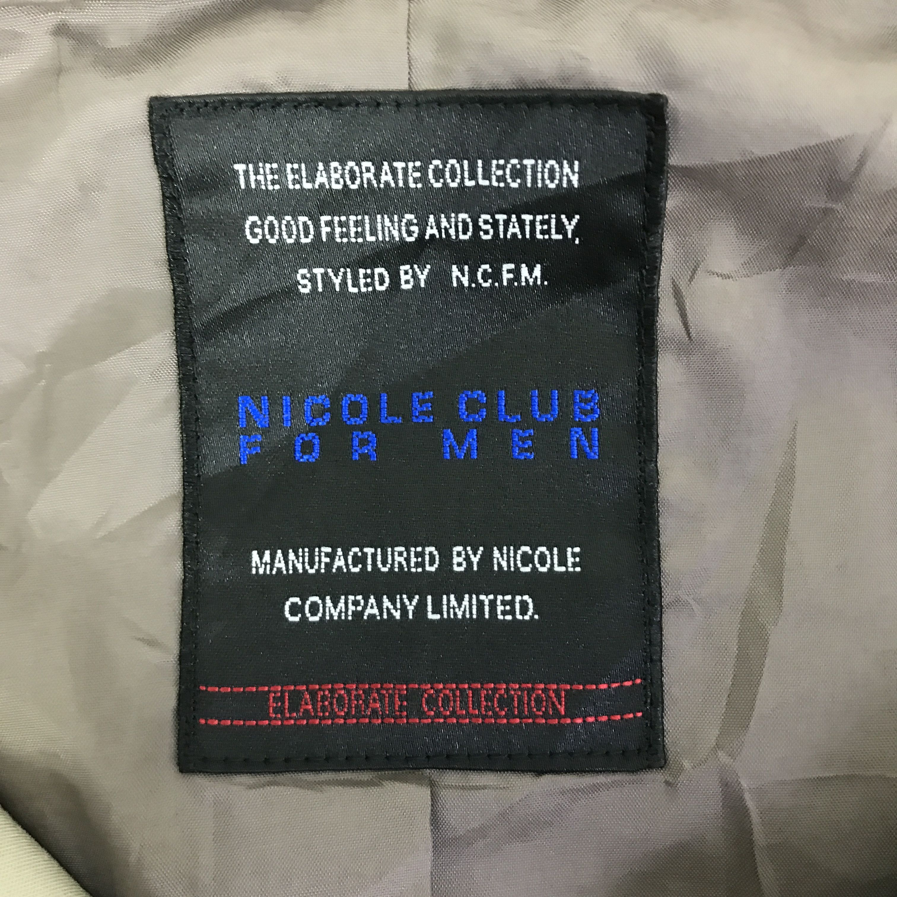 Nicole Club NICOLE CLUB IFSIXWASNINE STYLE PUNK JAPAN JACKET K79B18 Size US L / EU 52-54 / 3 - 9 Thumbnail