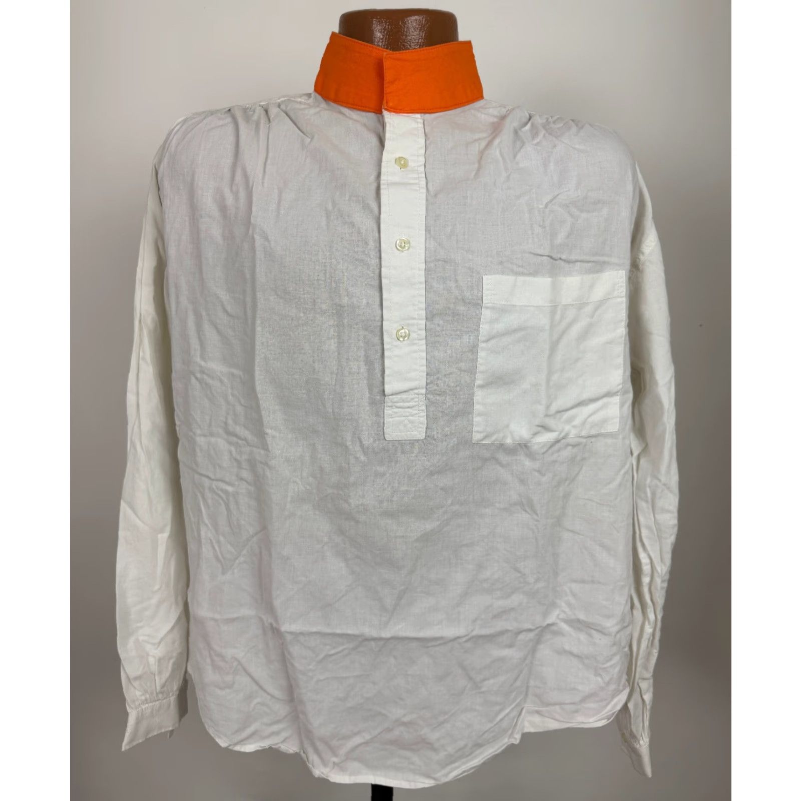 Vintage VINTAGE Wah Maker Shirt Men M Texas Longhorns Frontier Band Collar Pullover USA Size US M / EU 48-50 / 2 - 2 Thumbnail