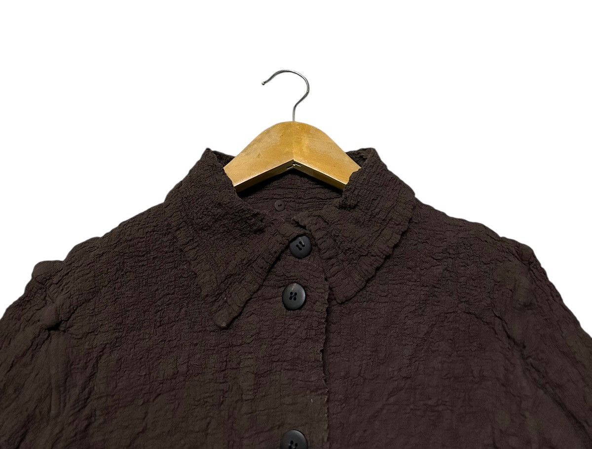Issey Miyake Issey Miyake Me dark brown button jacket Size M / US 6-8 / IT 42-44 - 2 Thumbnail