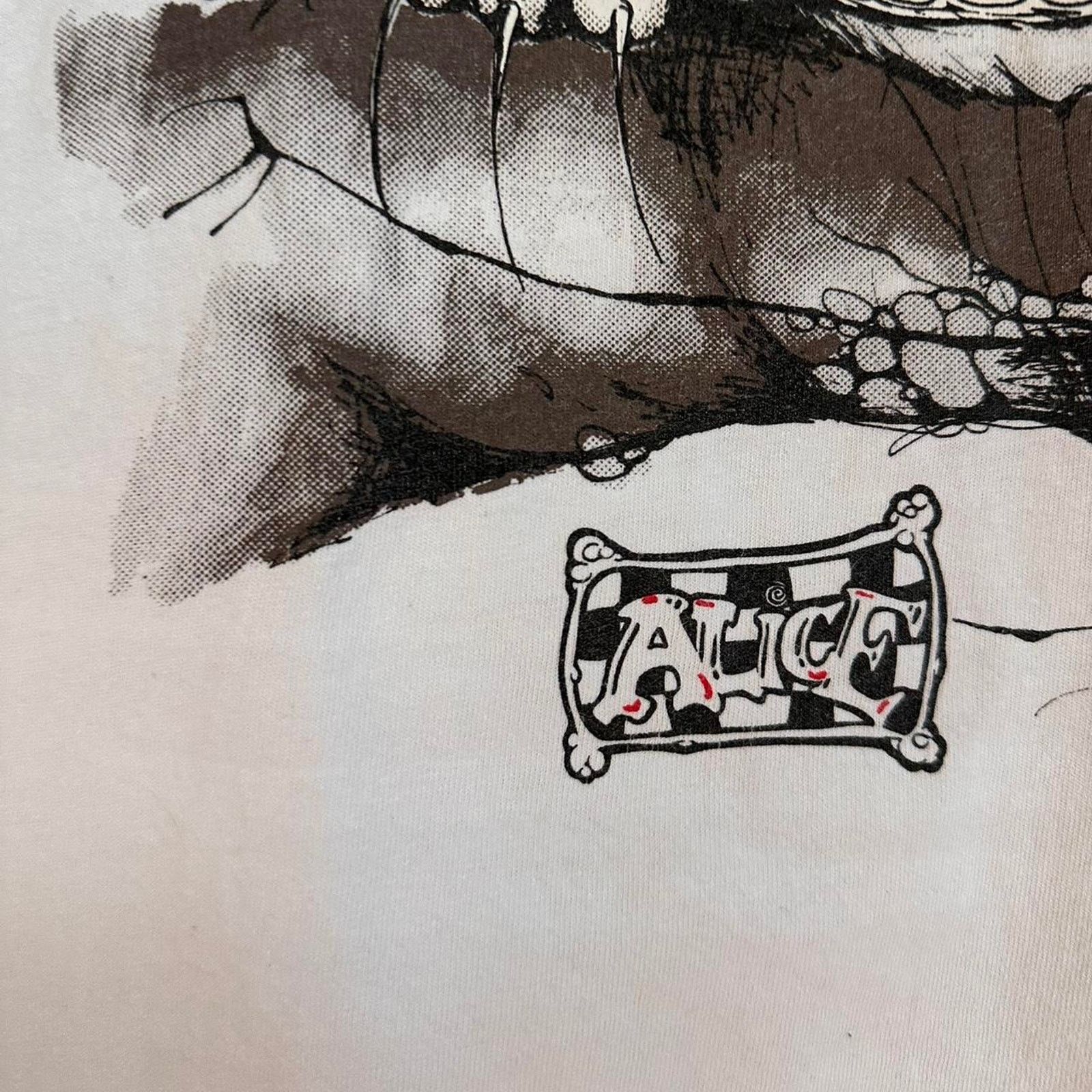 Disney × Vintage Vintage Alice in Wonderland Cheshire Cat Andazia Shirt Size US XL / EU 56 / 4 - 4 Thumbnail