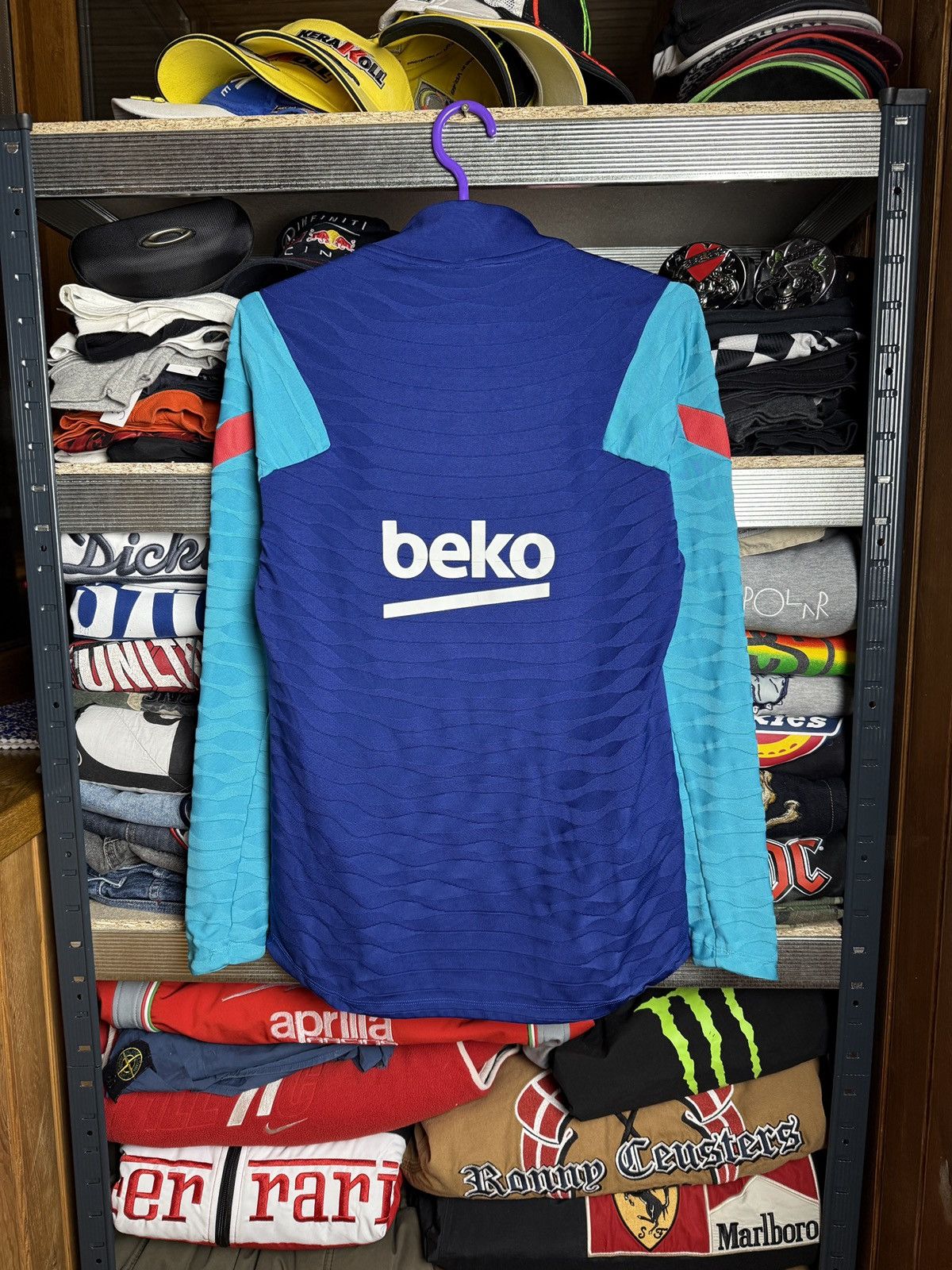 Nike Nike BEKO FC Barcelona Away Jersey Longsleeve Shirt Barca Size S / US 4 / IT 40 - 3 Thumbnail