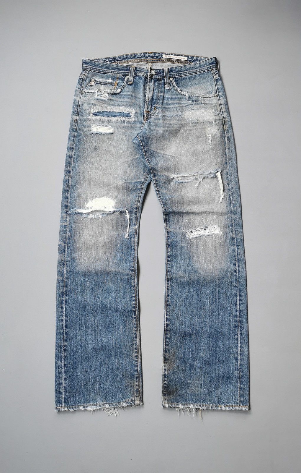 AG Adriano Goldschmied AG Adriano Goldschmied Distressed Jeans Size US 32 / EU 48 - 2 Thumbnail