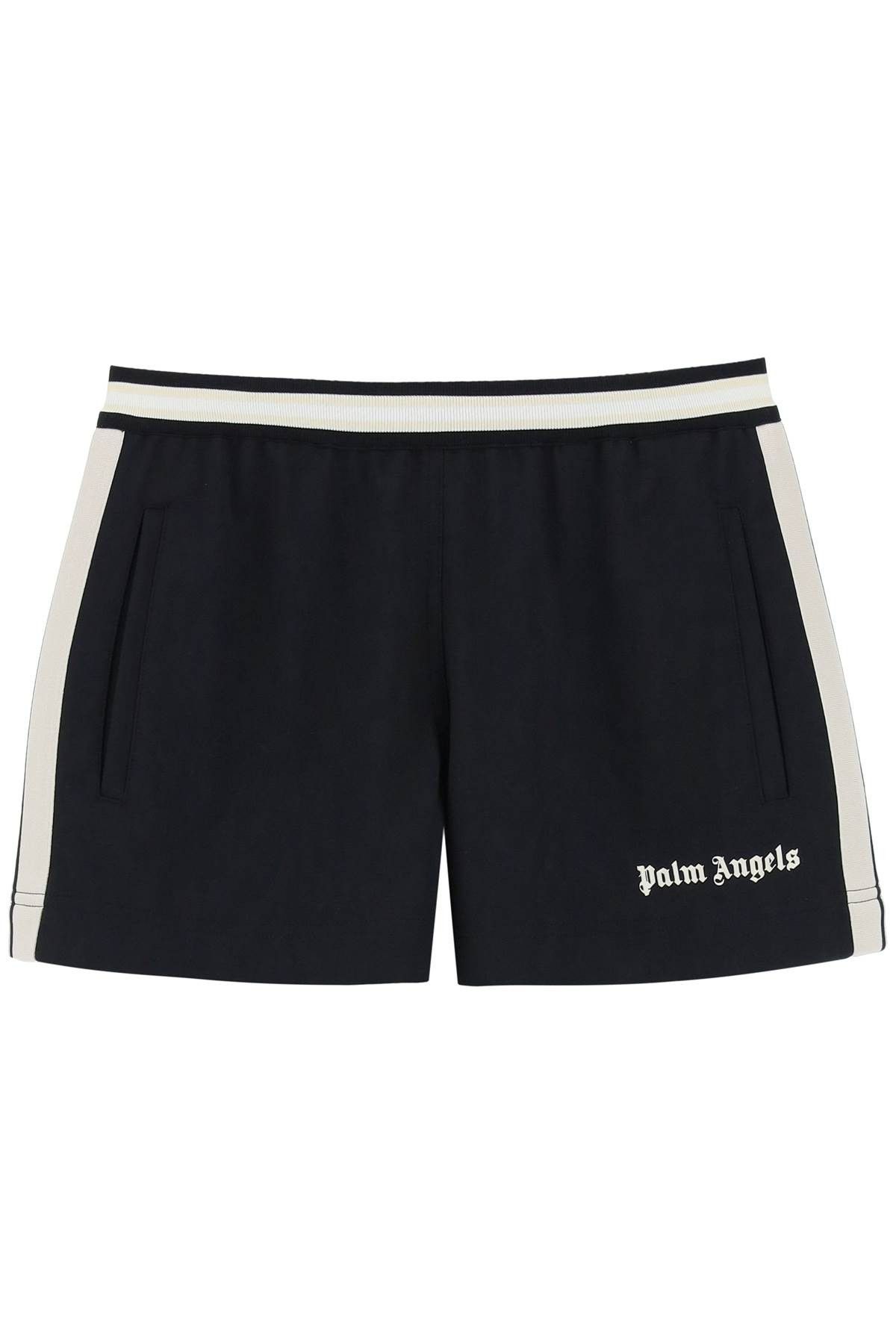 image of Palm Angels 'ultralight' Track Shorts in Nero, Women's (Size 26)