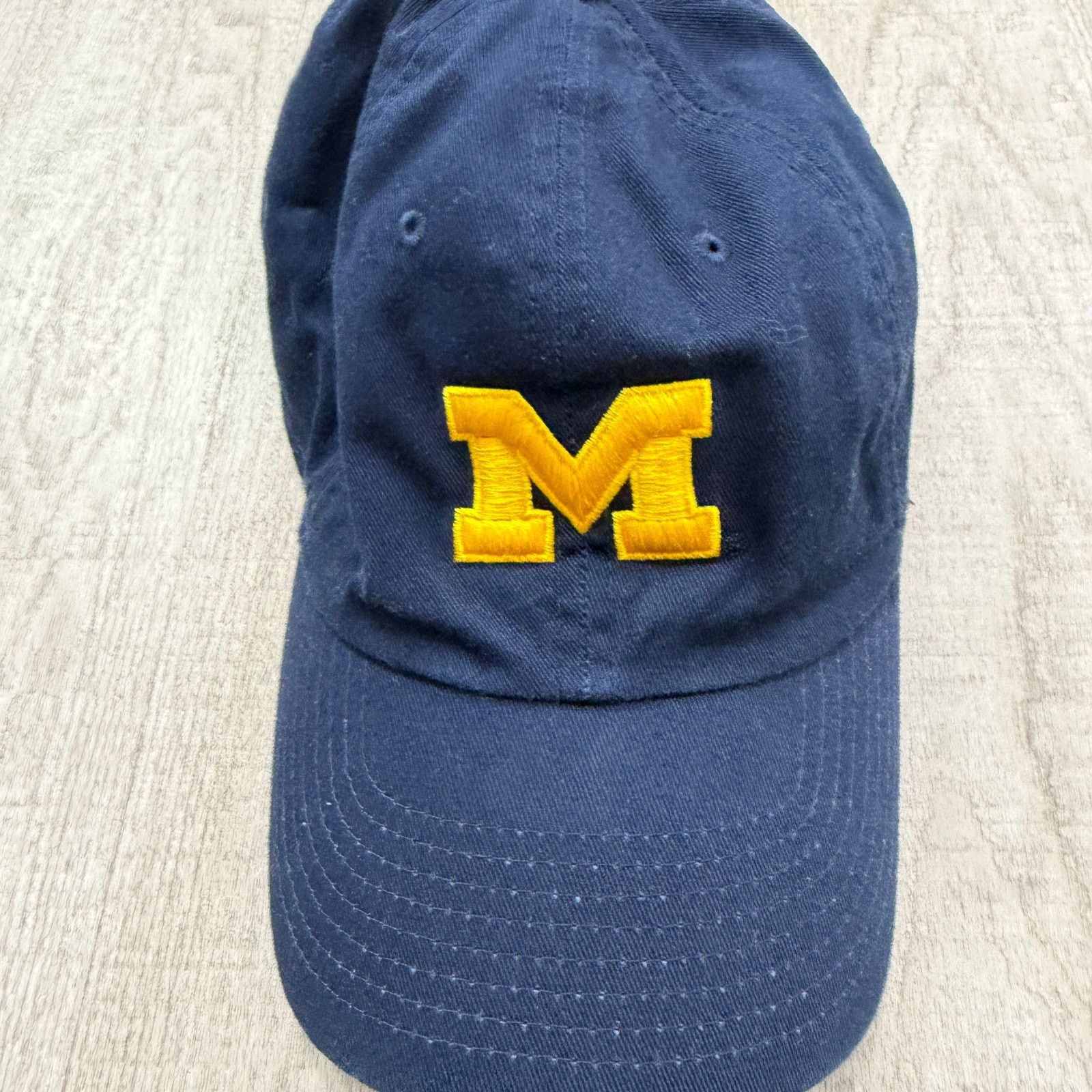 Jordan Brand Jordan Michigan Wolverines Strapback Hat Blue Baseball Size ONE SIZE - 3 Thumbnail