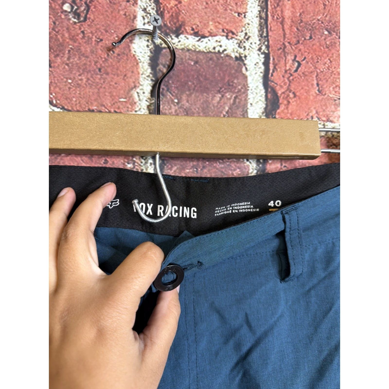 Fox Racing Fox Cargo Shorts Men 40 Gray Regular Mid Rise Casual Pockets Zip Button Polyester - Fox Size US 40 / EU 56 - 2 Thumbnail